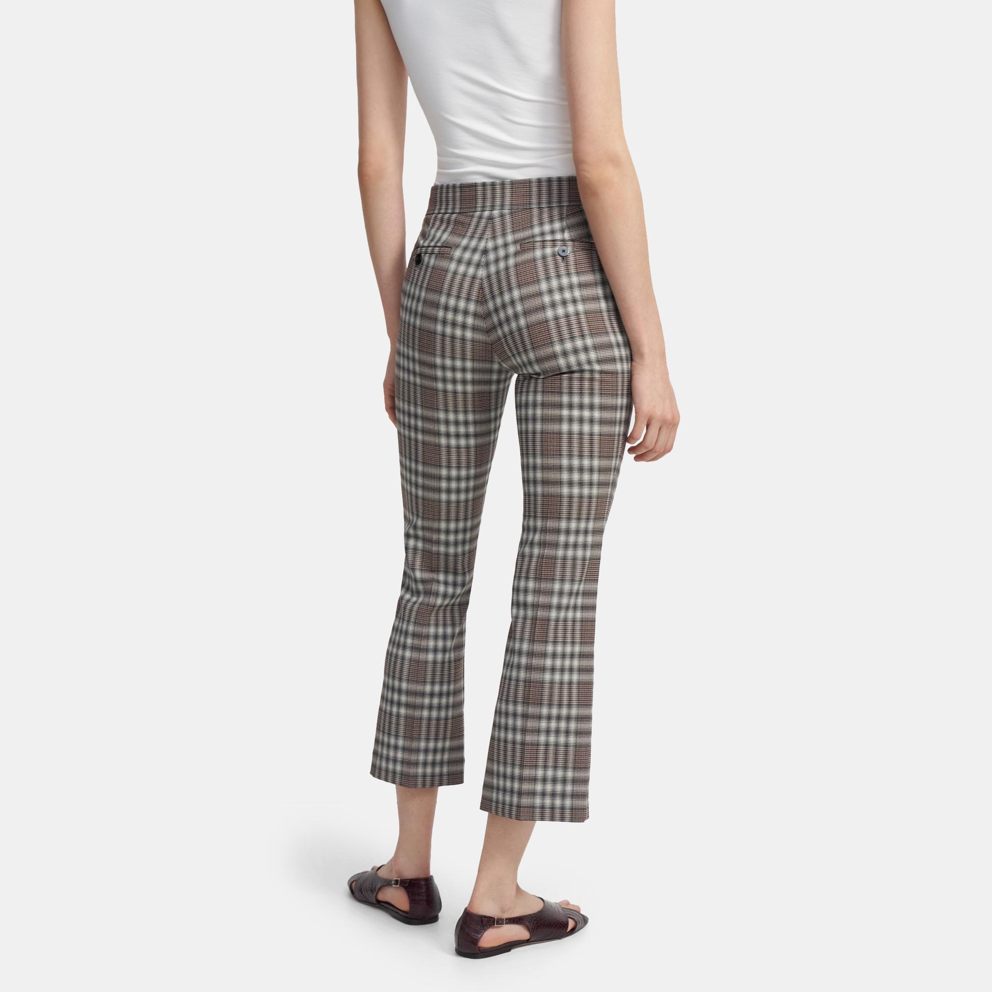 Kick Pant in Plaid Wool