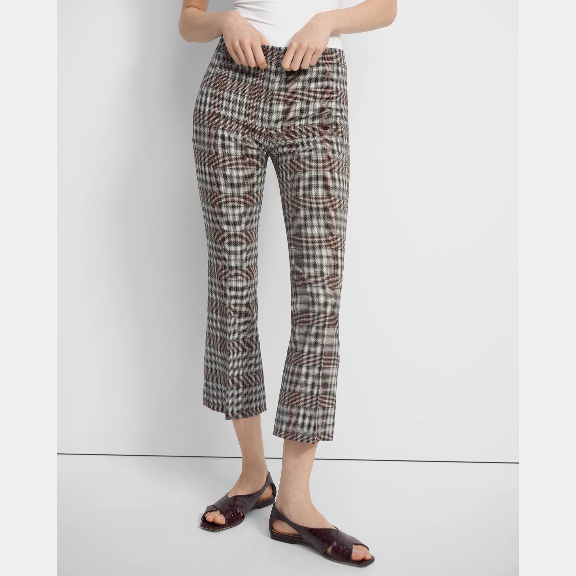 Kick Pant in Plaid Wool