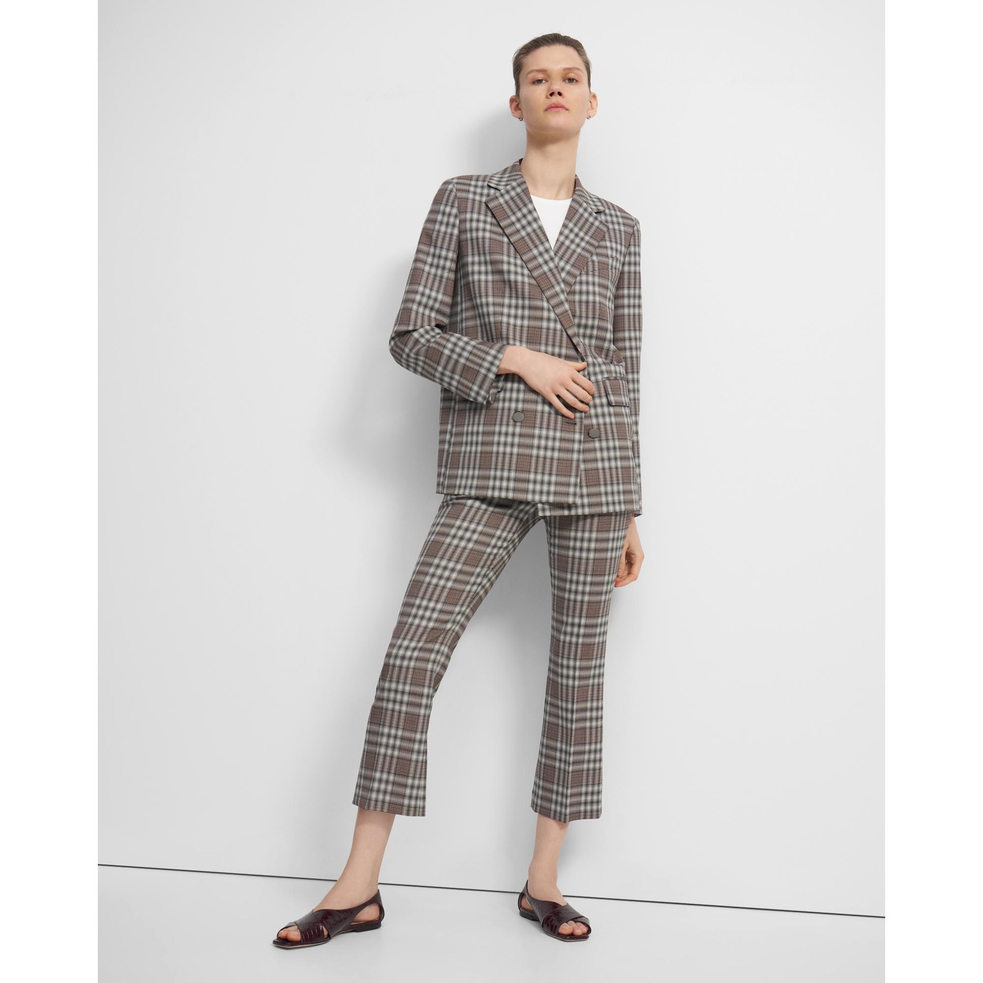 Kick Pant in Plaid Wool