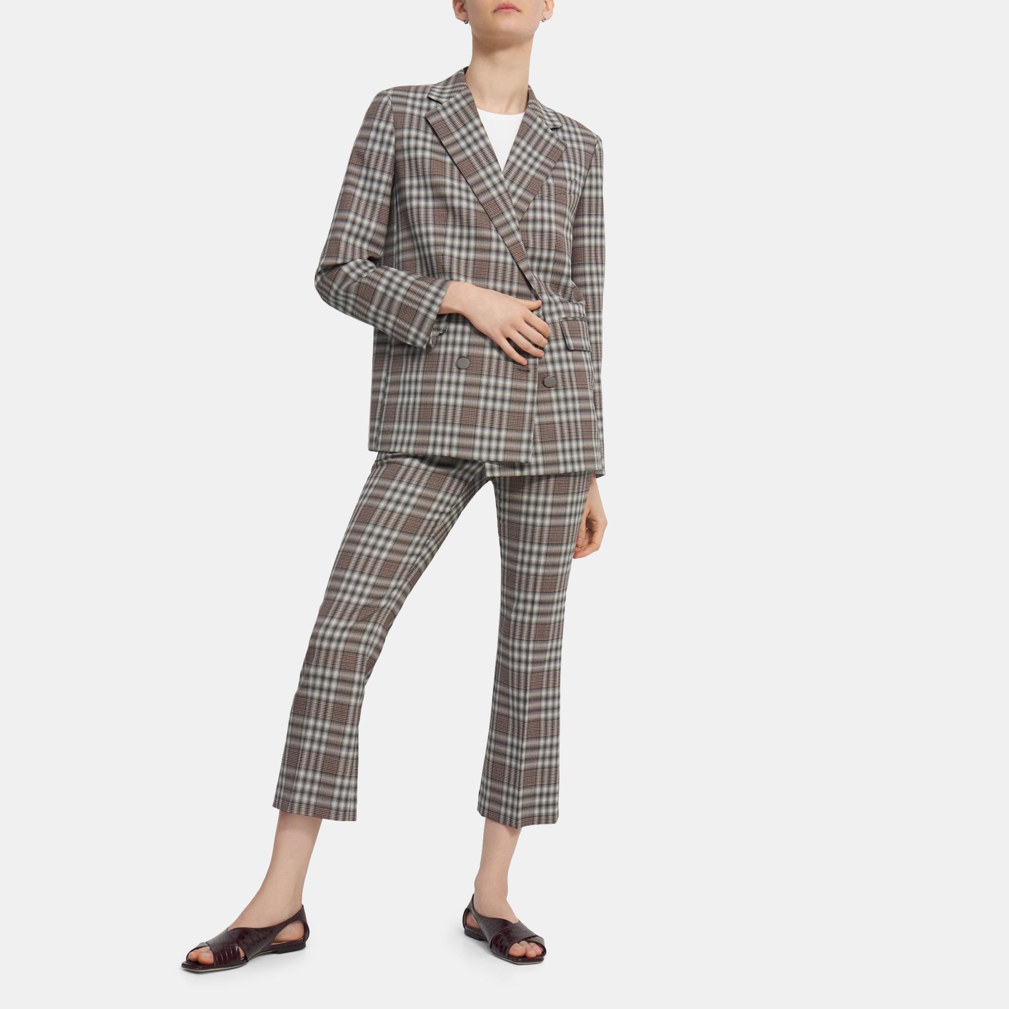 Kick Pant in Plaid Wool