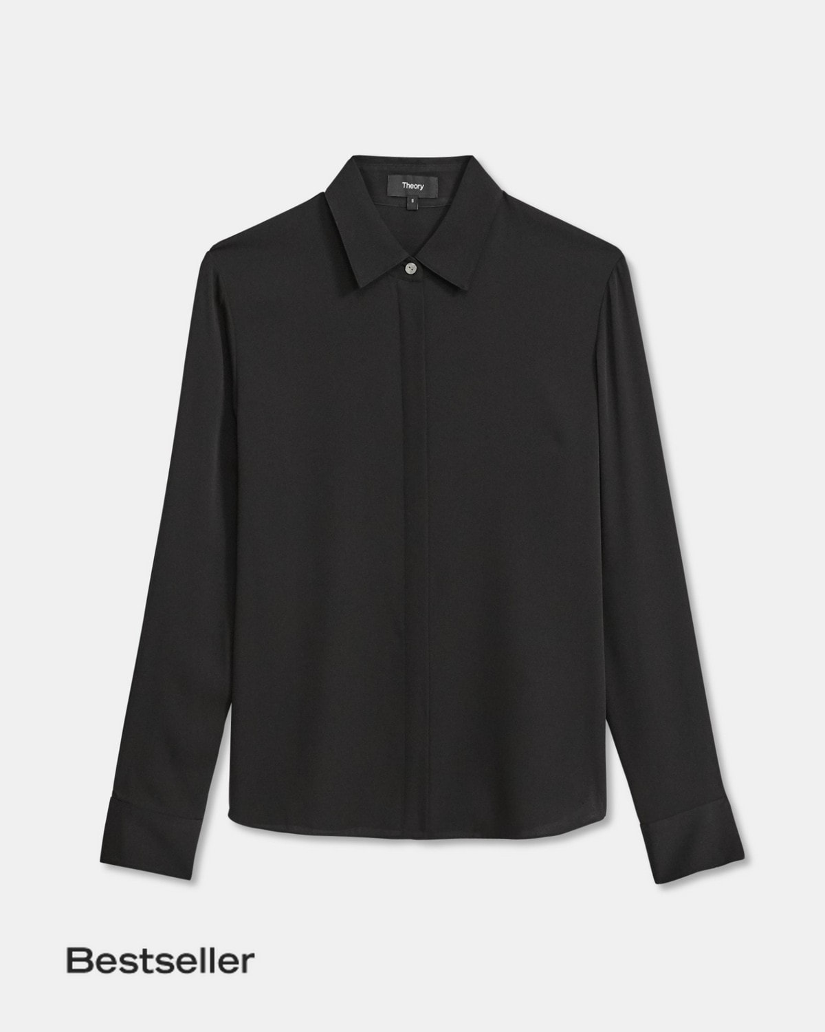 Fitted Shirt in Stretch Silk