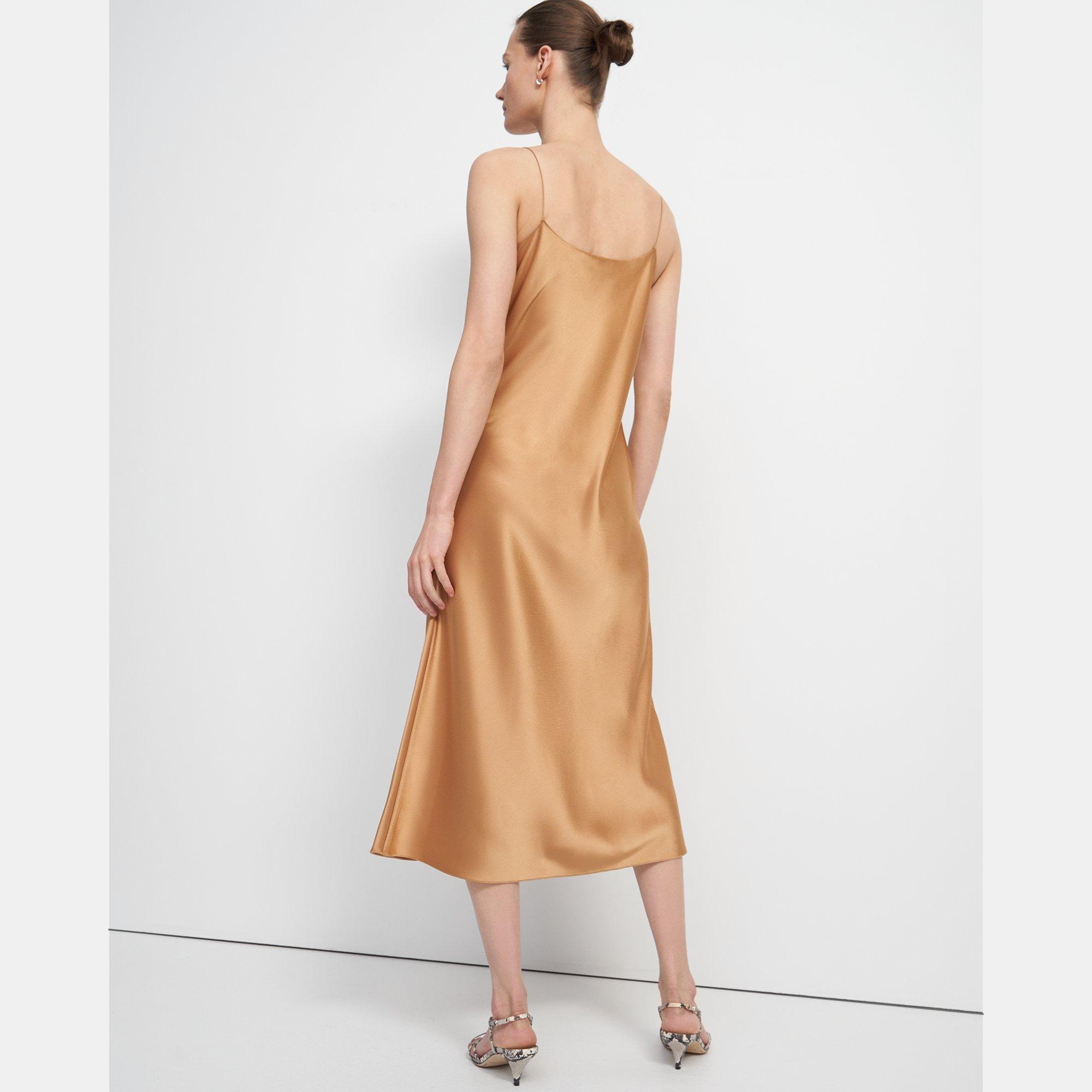 Theory silk slip on sale dress