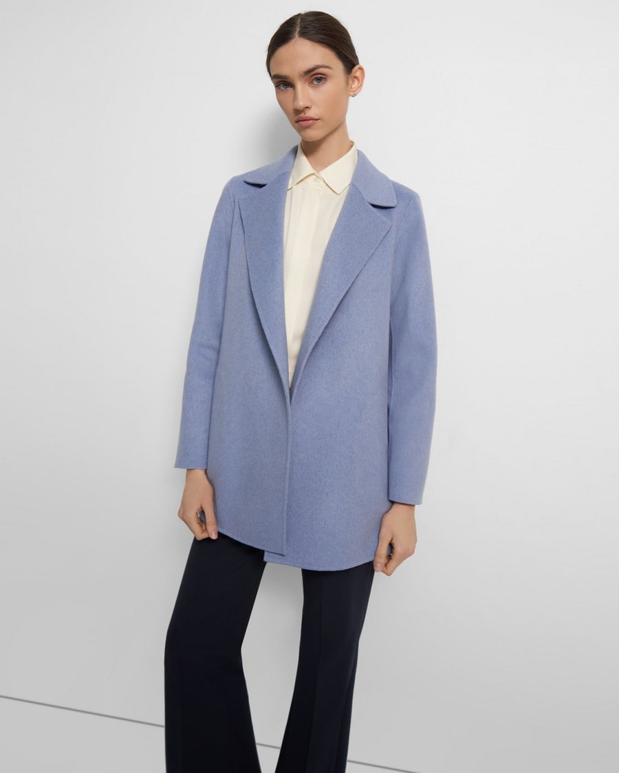 Double-Face Wool-Cashmere Clairene Jacket | Theory