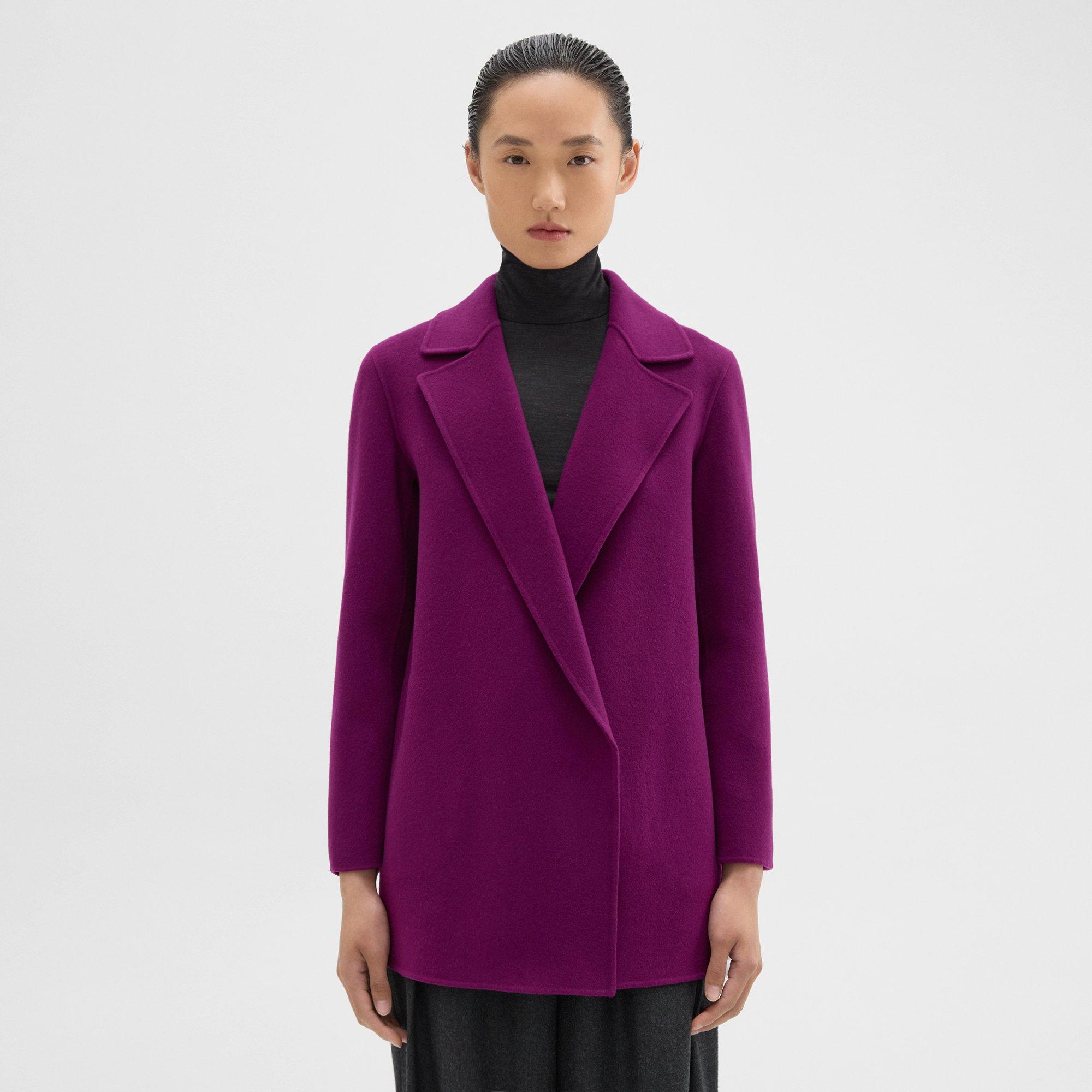 Theory Clairene Jacket in Double-Face Wool-Cashmere