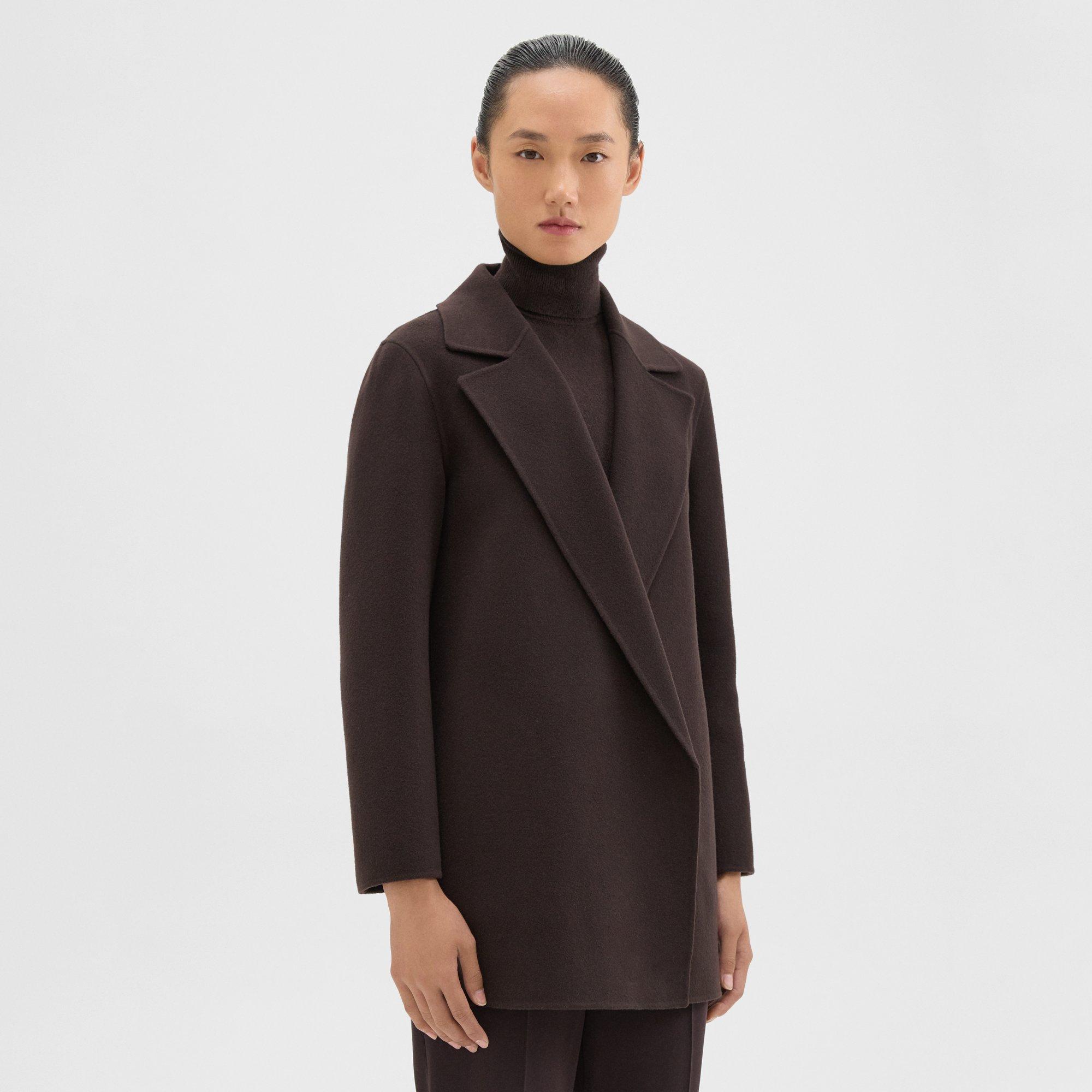 Theory wool & shop cashmere wrap jacket