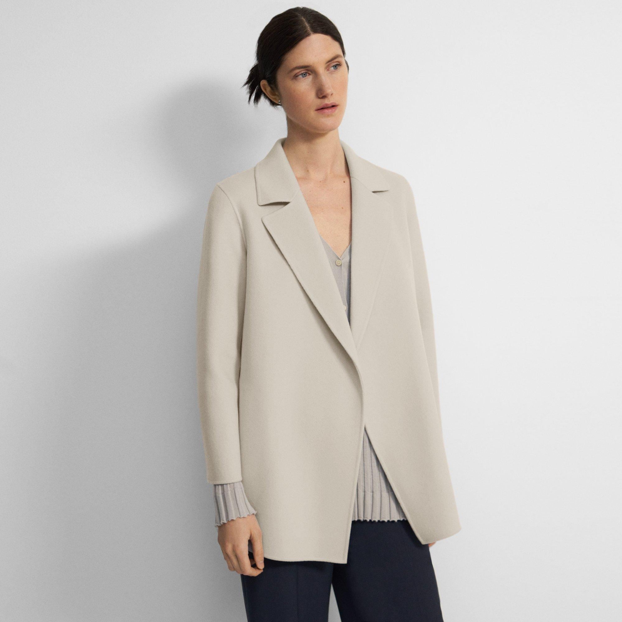 Theory clairene wool & cheap cashmere jacket