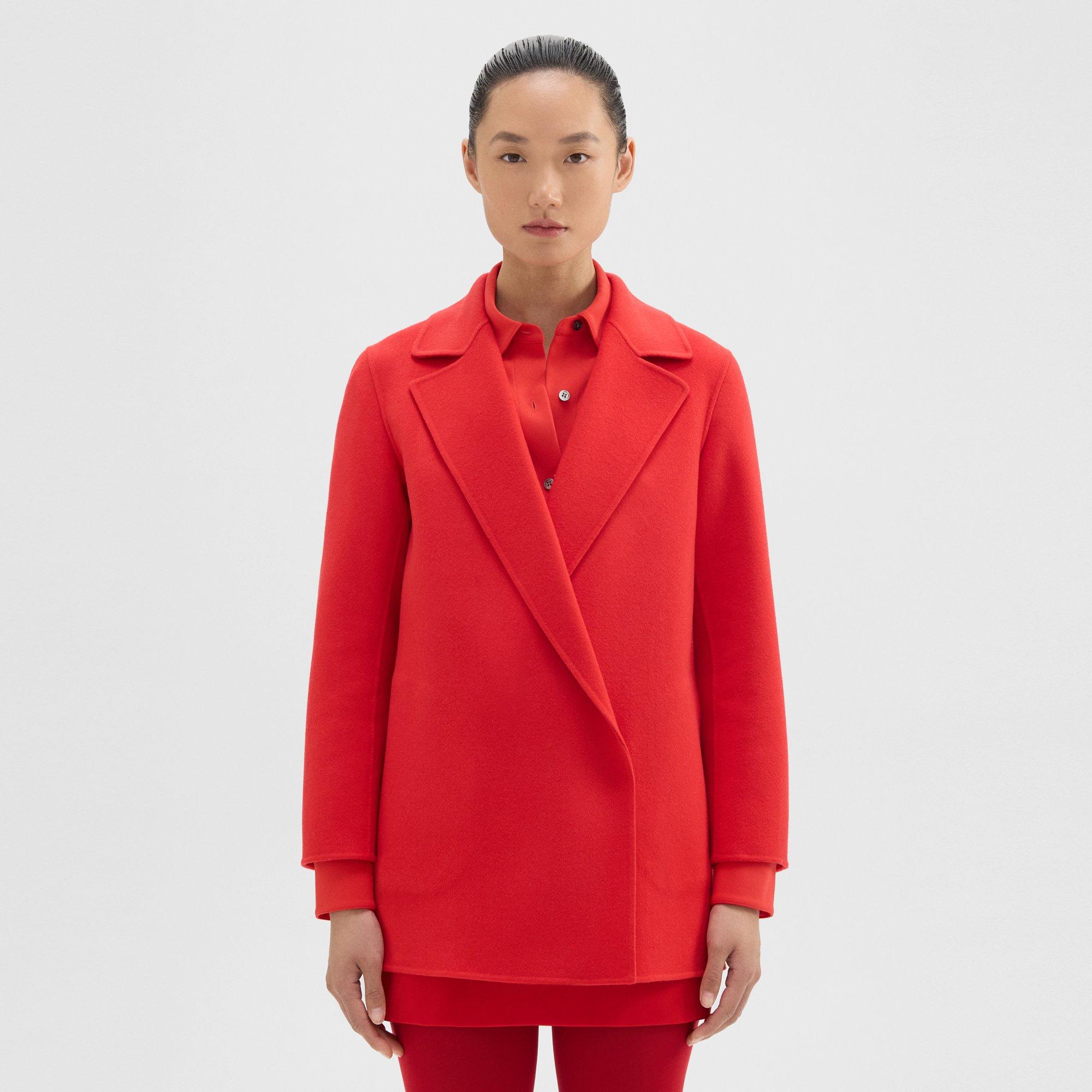 Theory Clairene Jacket in Double-Face Wool-Cashmere