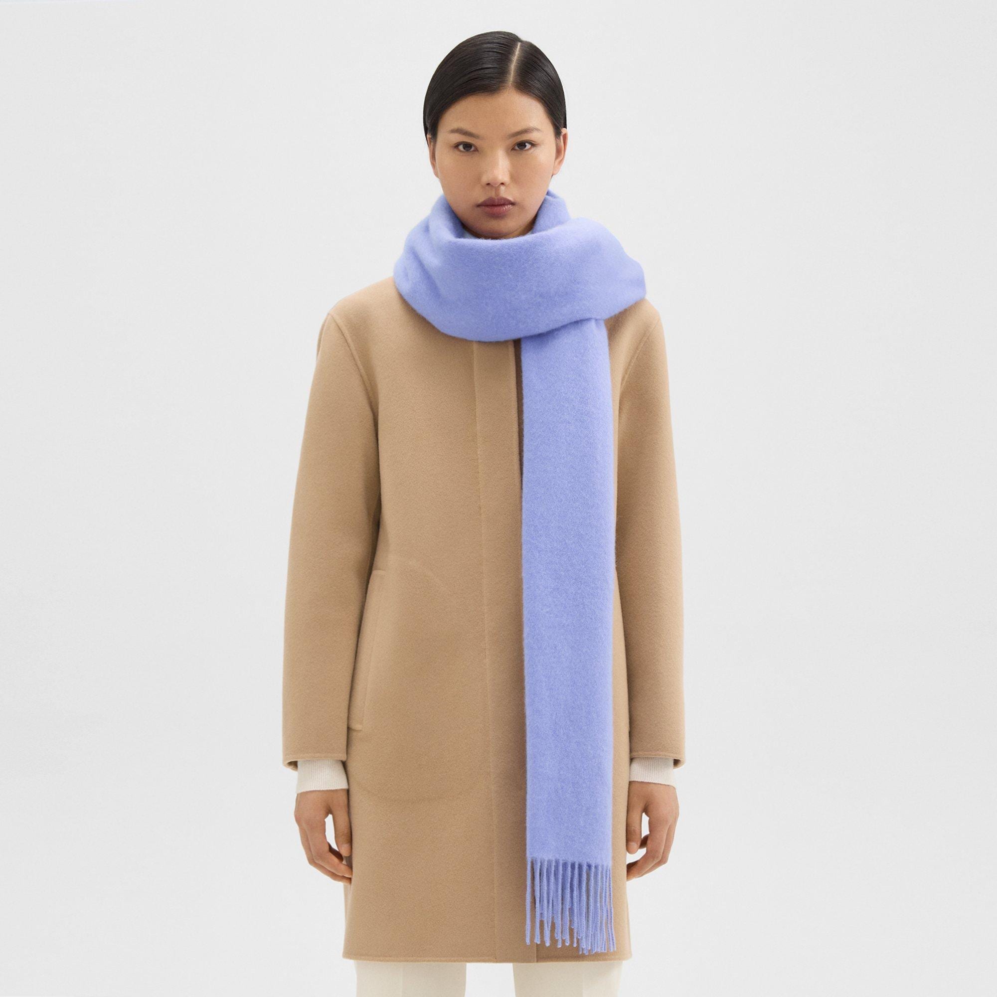 COS Cashmere-blend Scarf in Blue