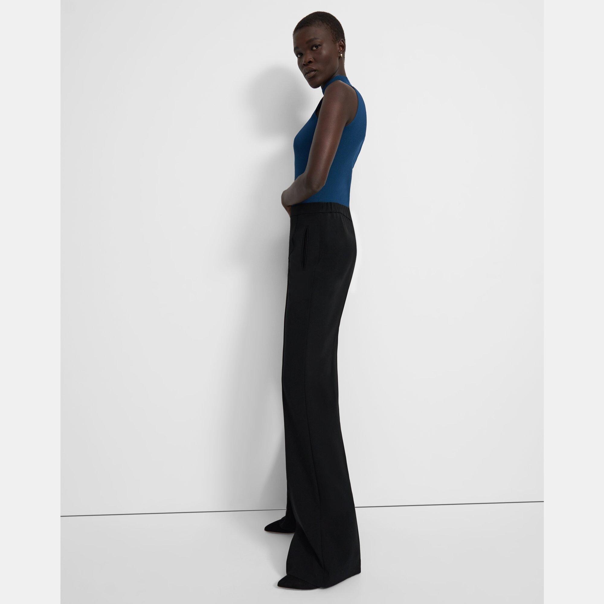 Crepe Demitria Pull-On Pant | Theory