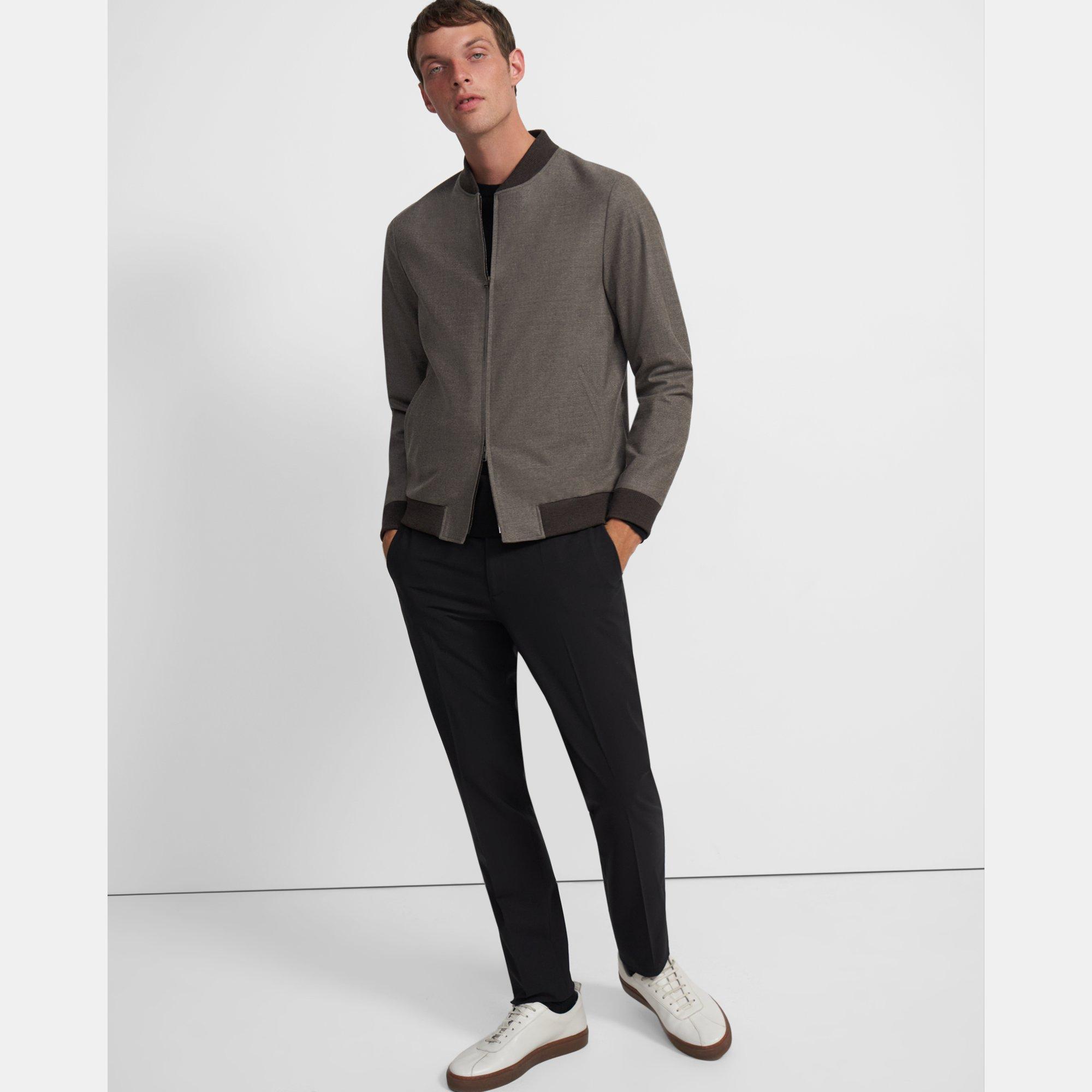 Stretch Flannel Aiden Jacket | Theory