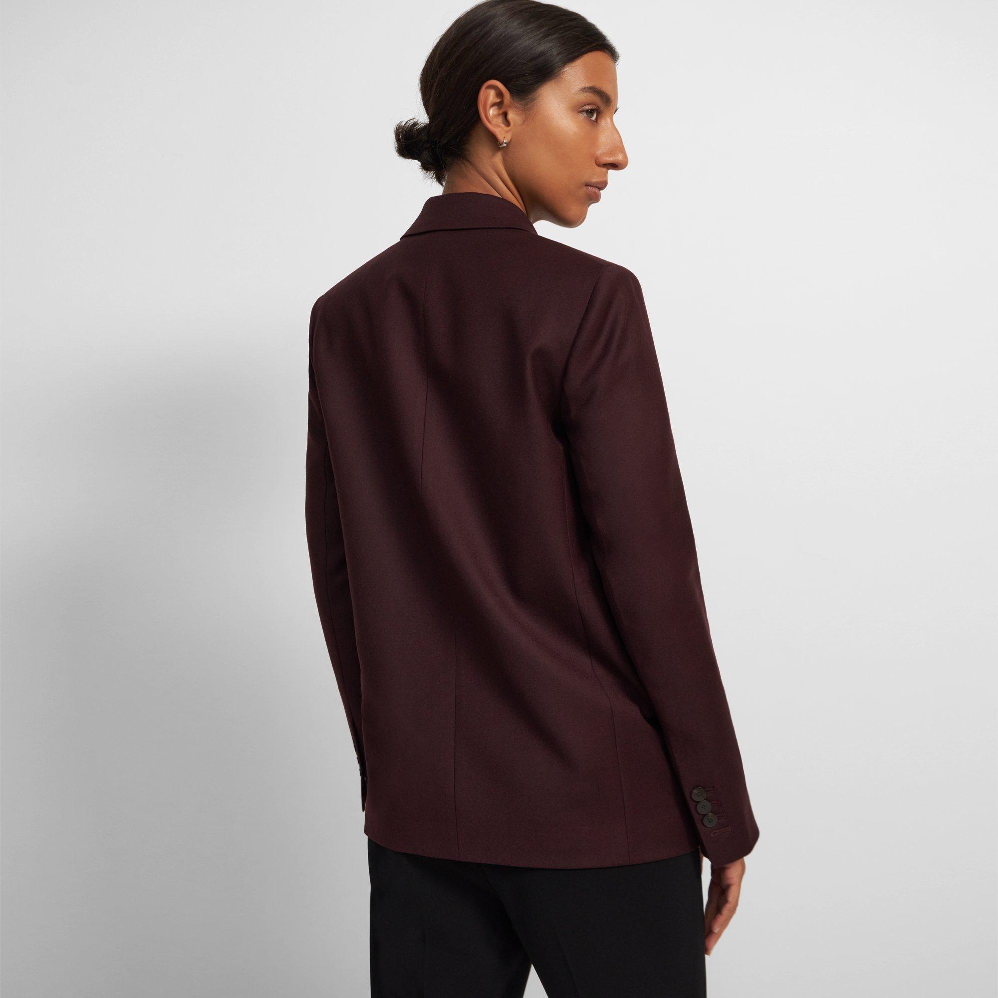 Piazza Jacke aus elegantem Flanell