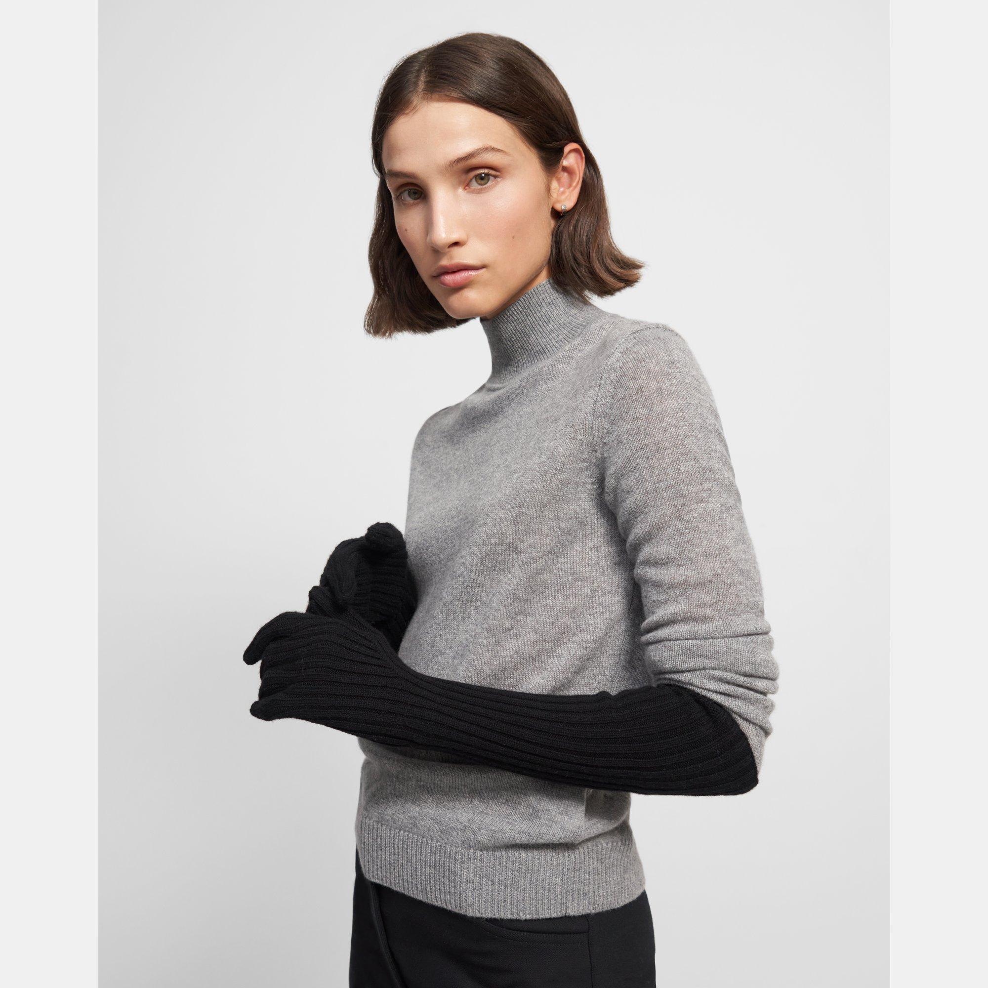 Gloves in Ribbed Cashmere