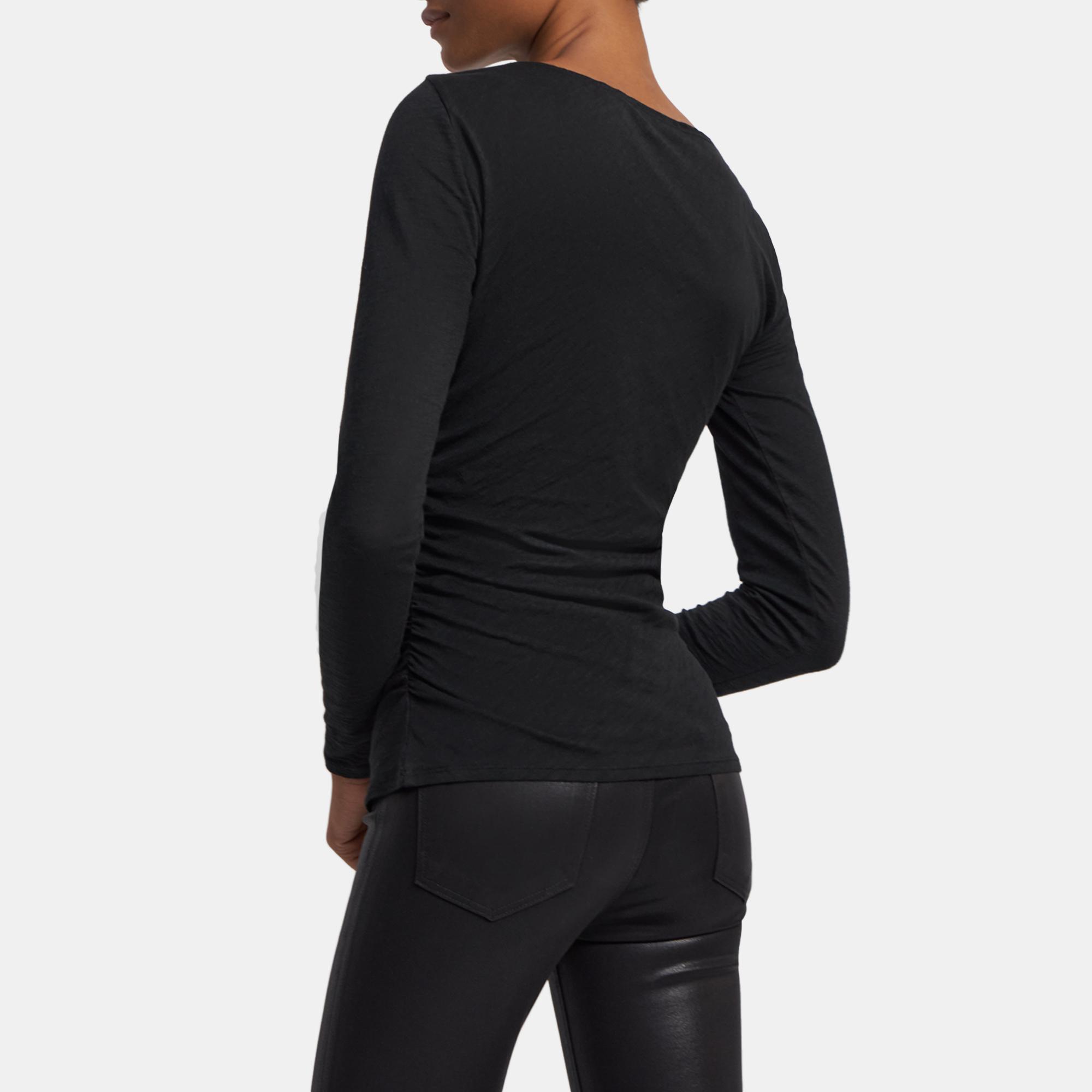 Boatneck Top in Organic Cotton