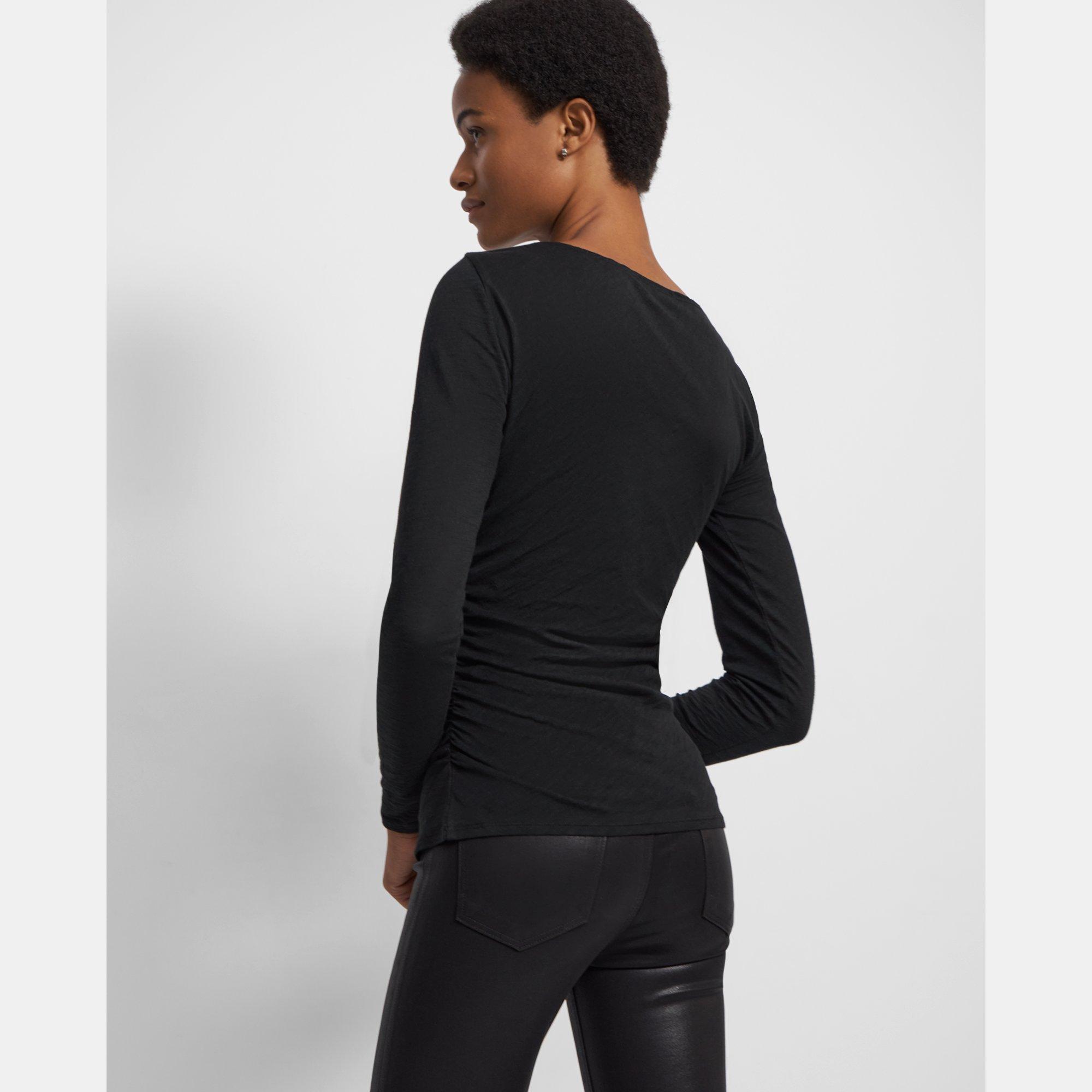 Boatneck Top in Organic Cotton