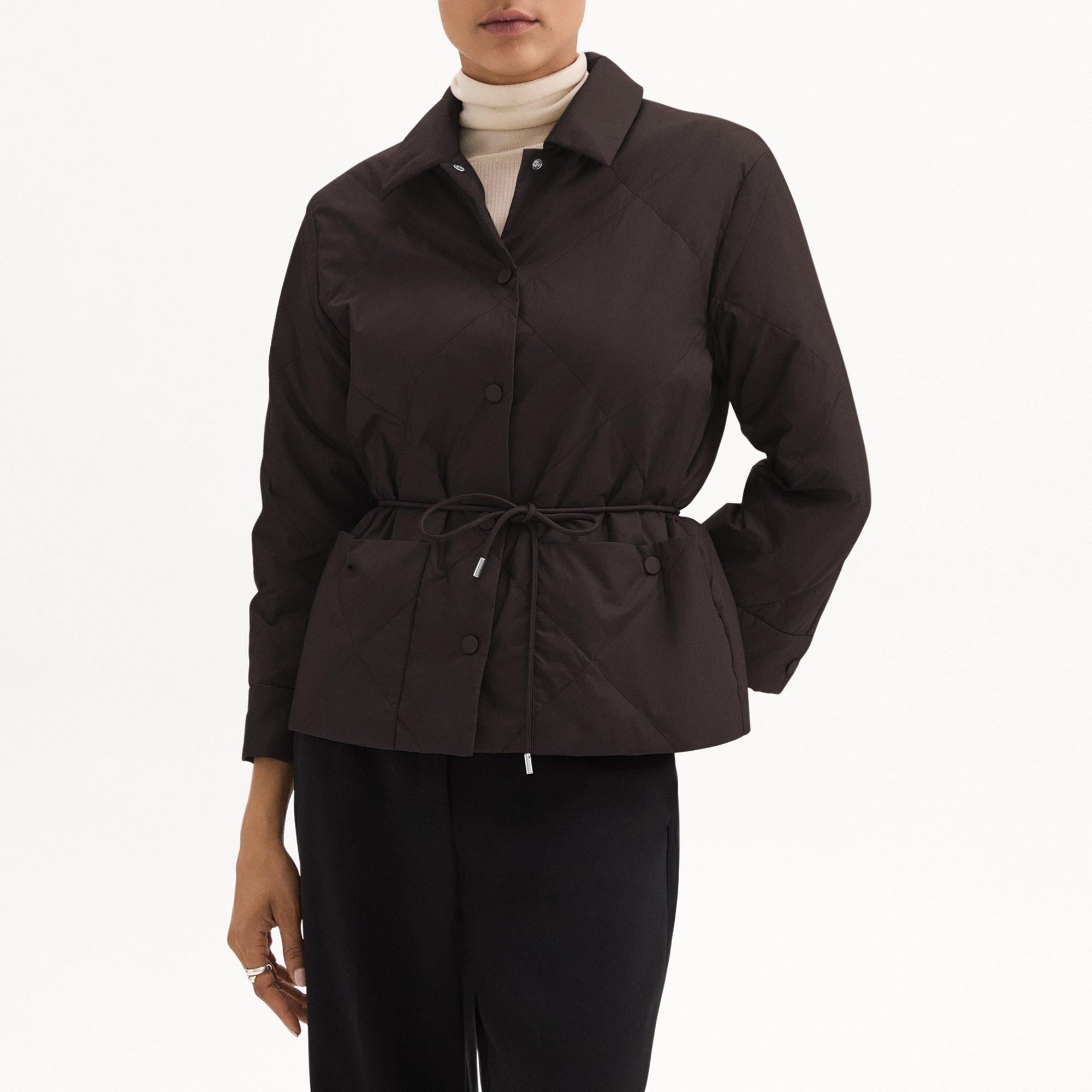 Quilted Jacket in Water-Resistant Nylon