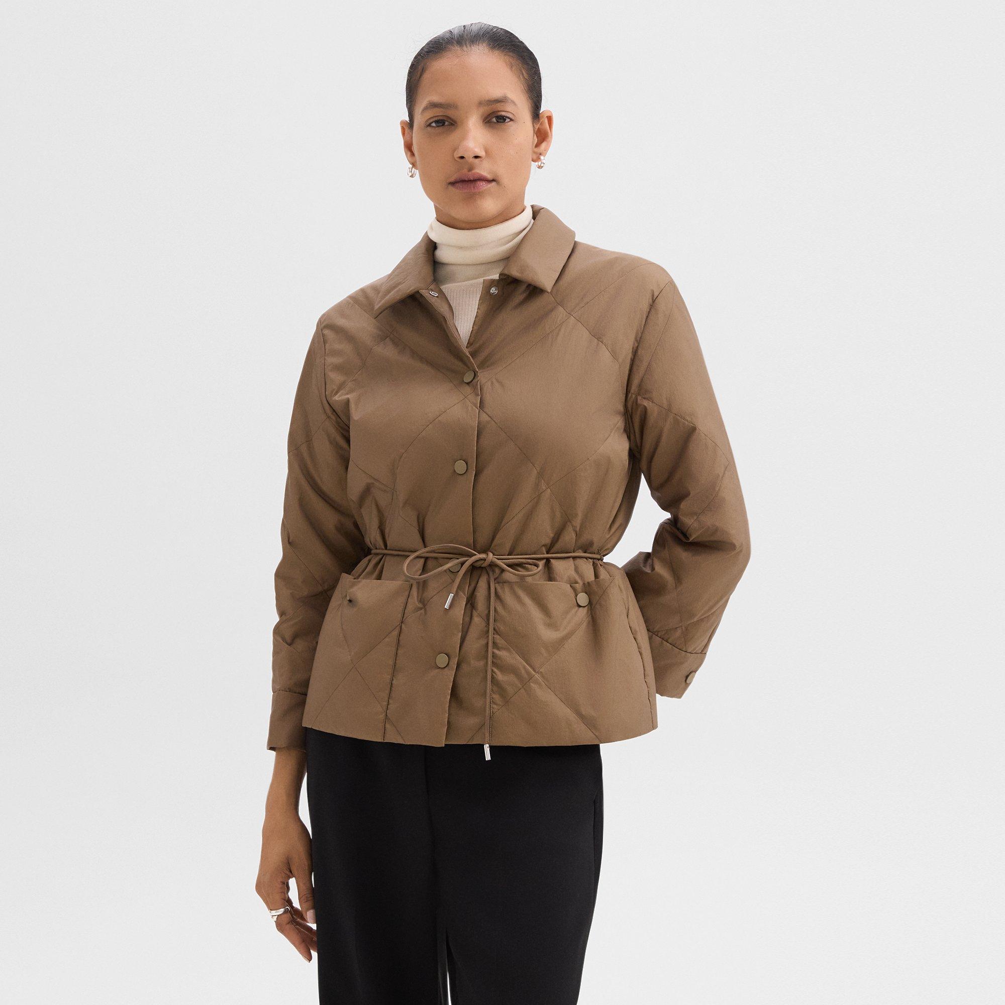 Quilted Jacket in Water-Resistant Nylon