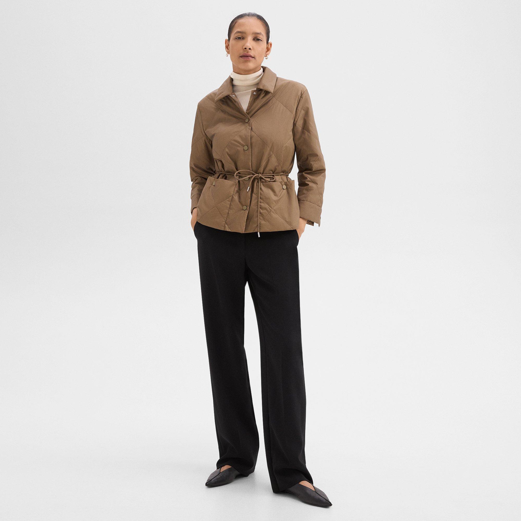 Quilted Jacket in Water-Resistant Nylon