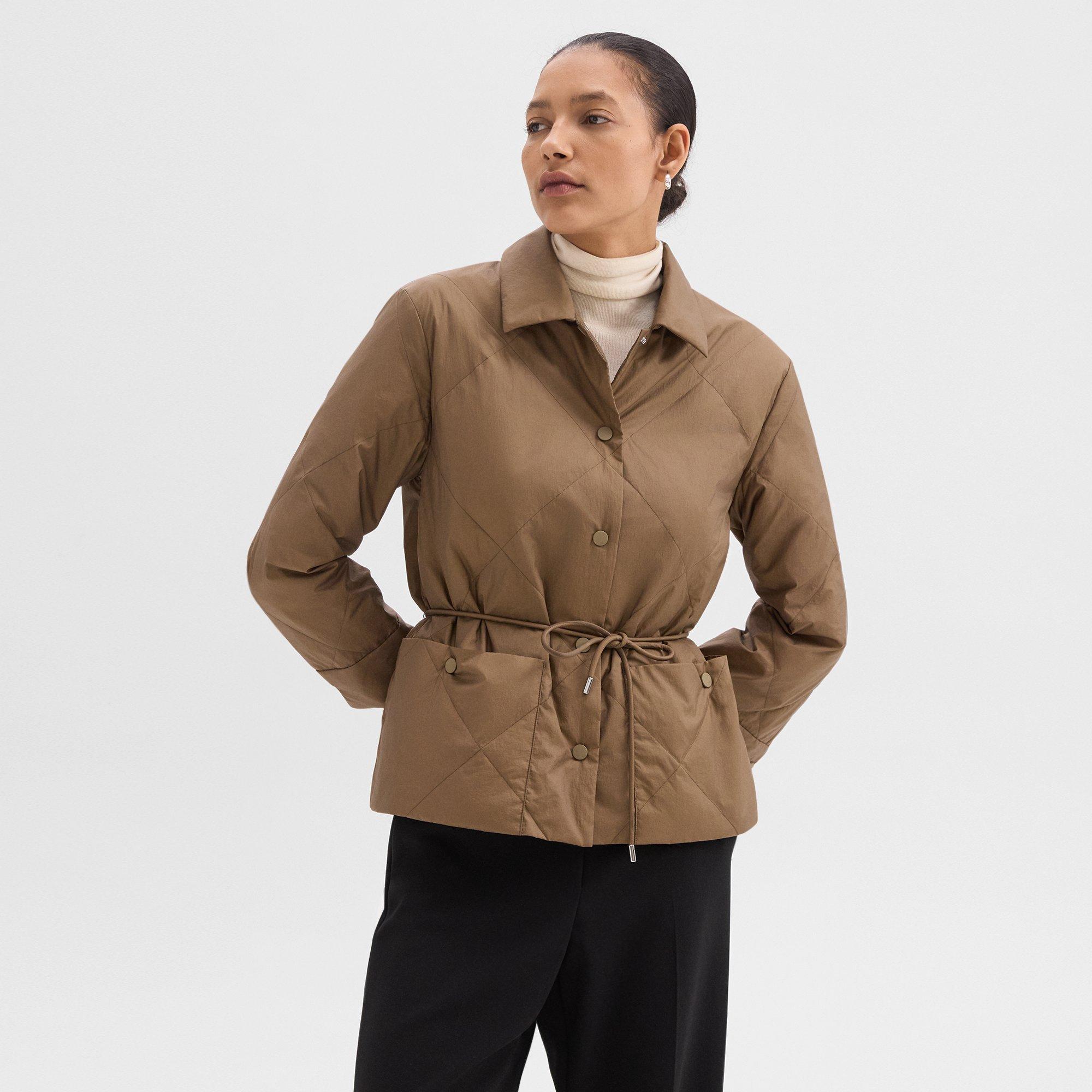 Quilted Jacket in Water-Resistant Nylon