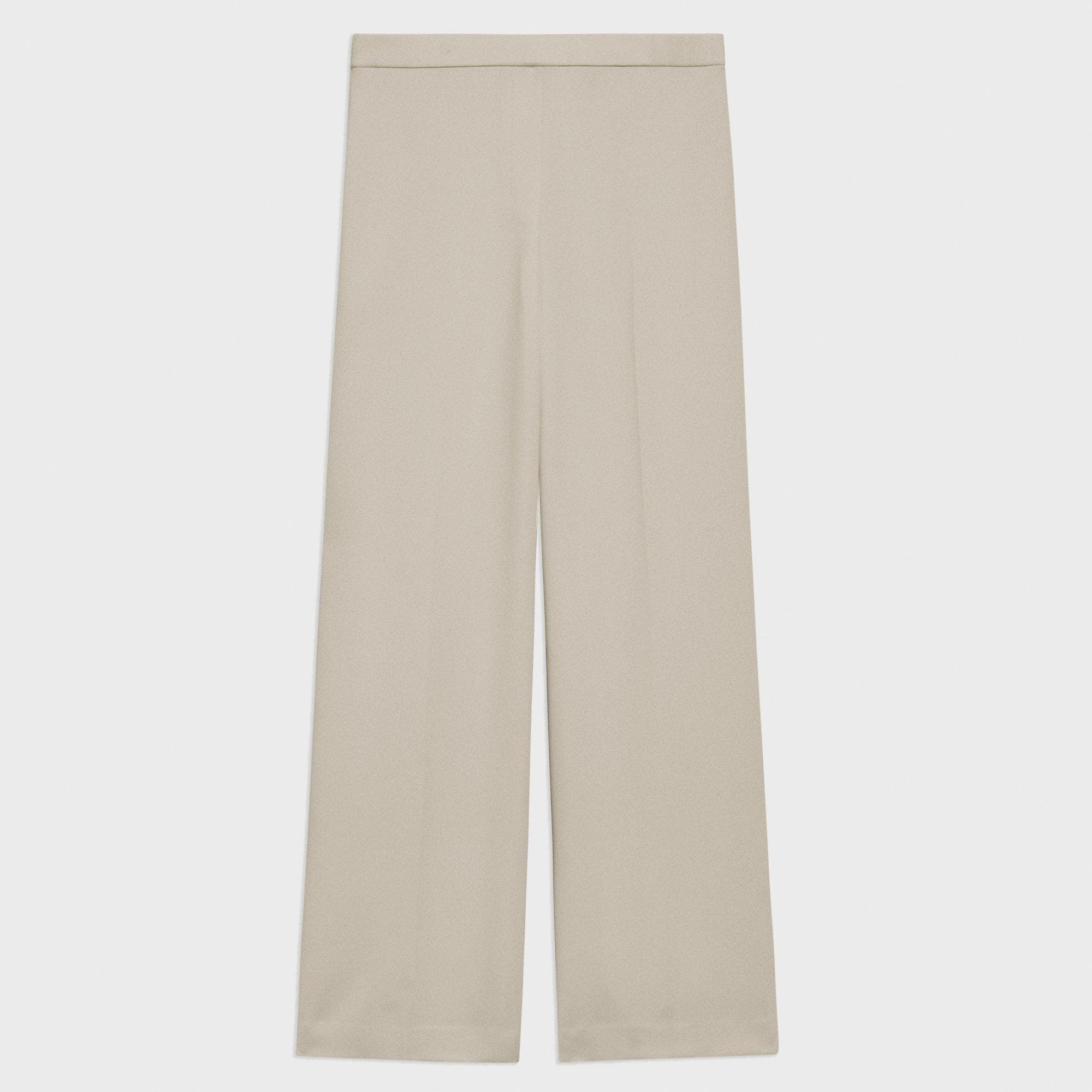 Wide-Leg Pull-On Pant in Admiral Crepe