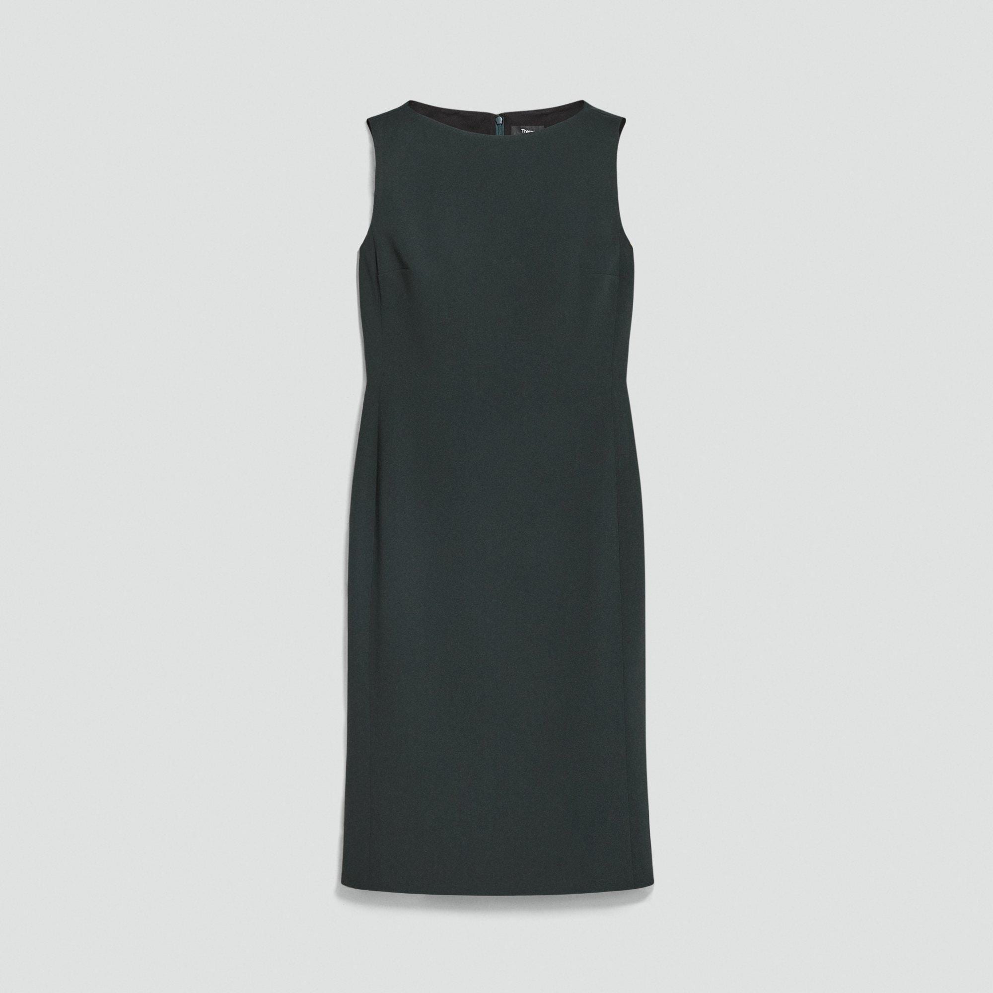 Flared Dress in Admiral Crepe