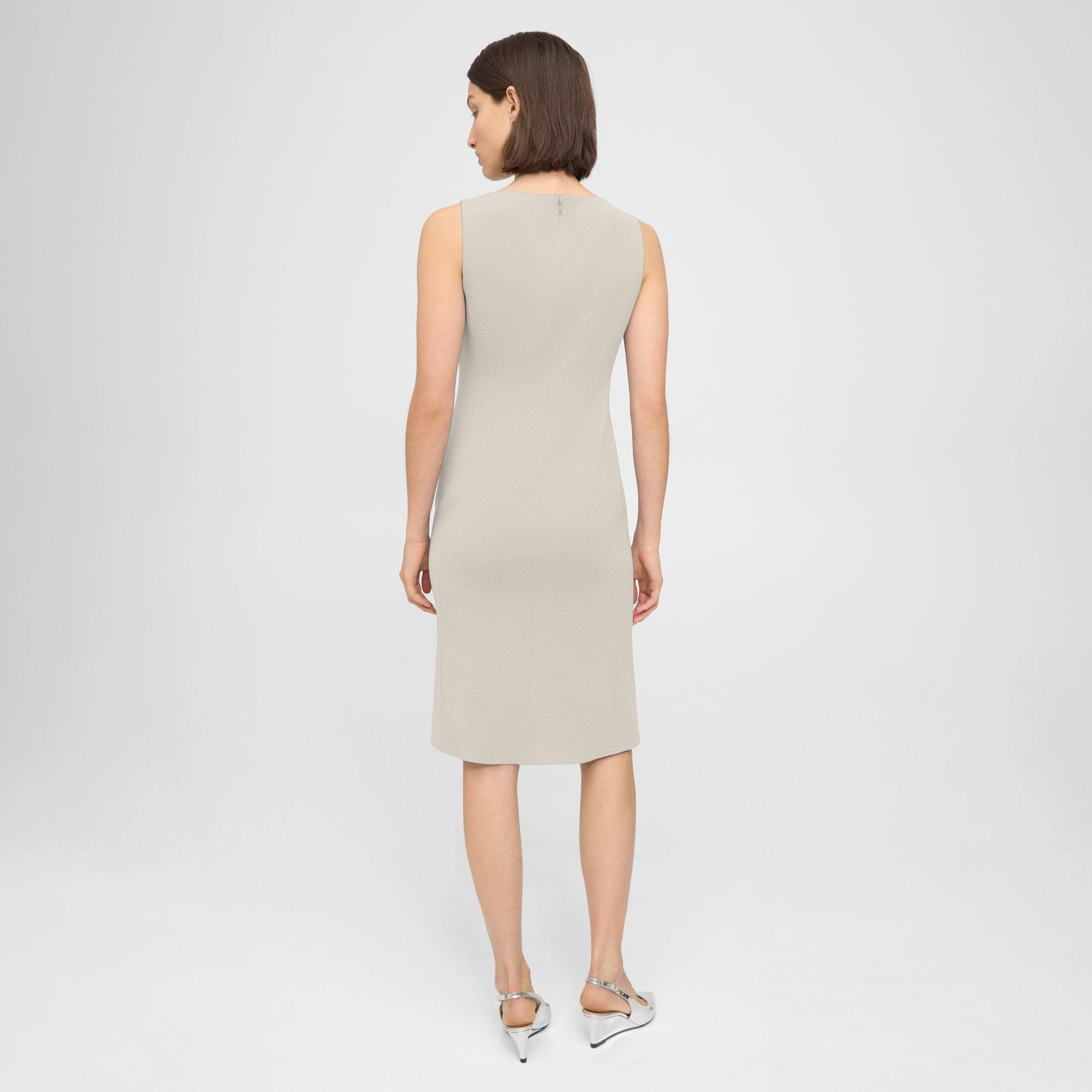 Flared Dress in Admiral Crepe