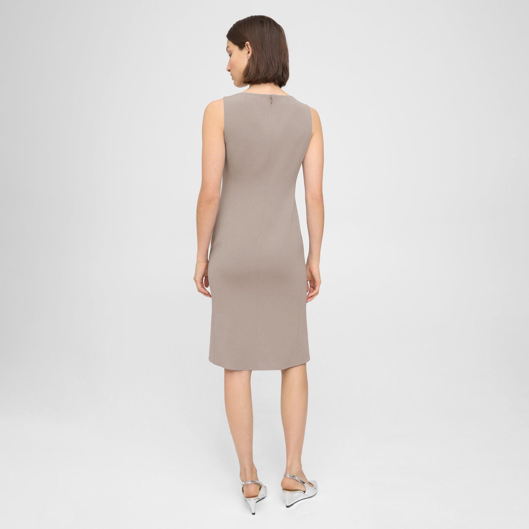 Flared Dress in Admiral Crepe