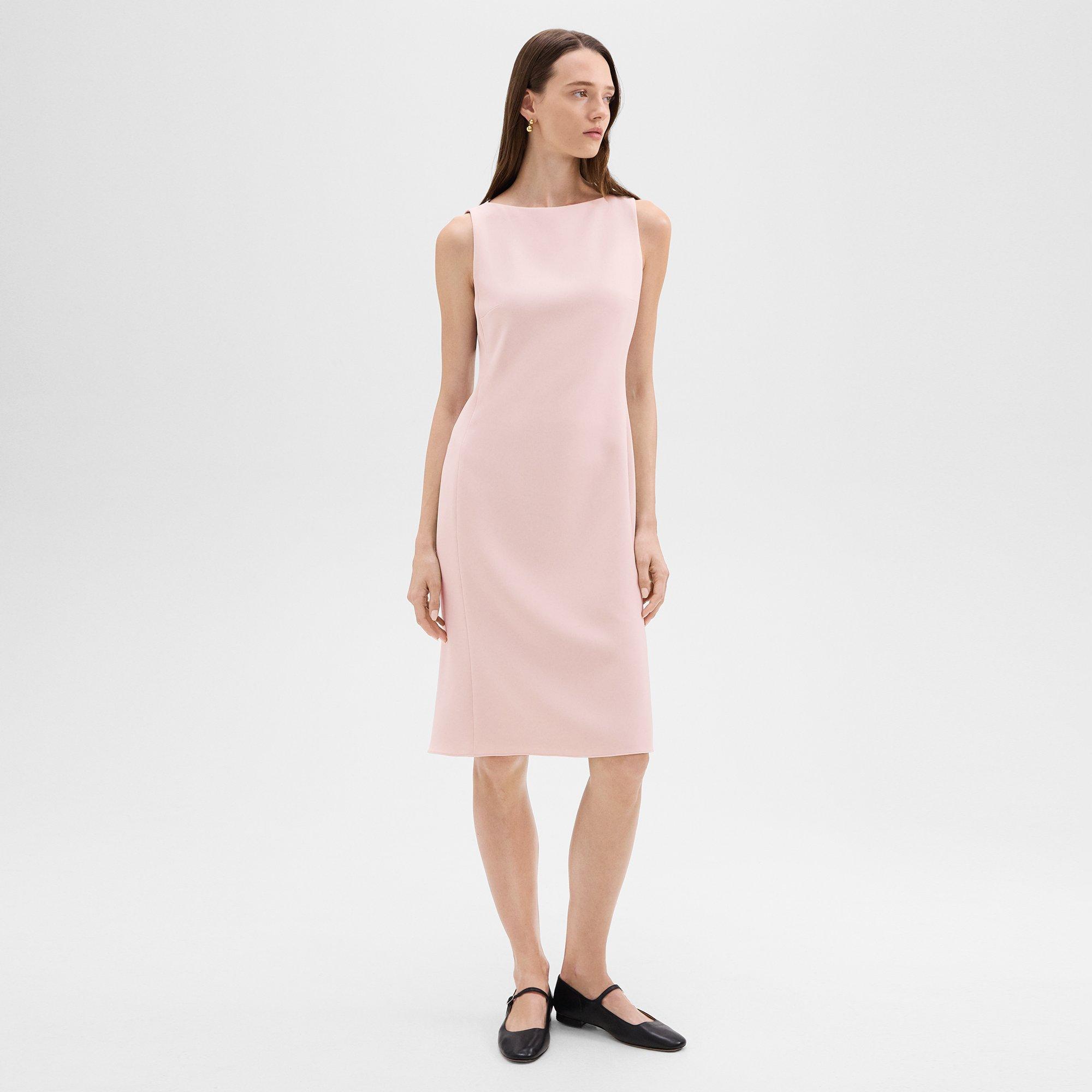 Flared Dress in Admiral Crepe