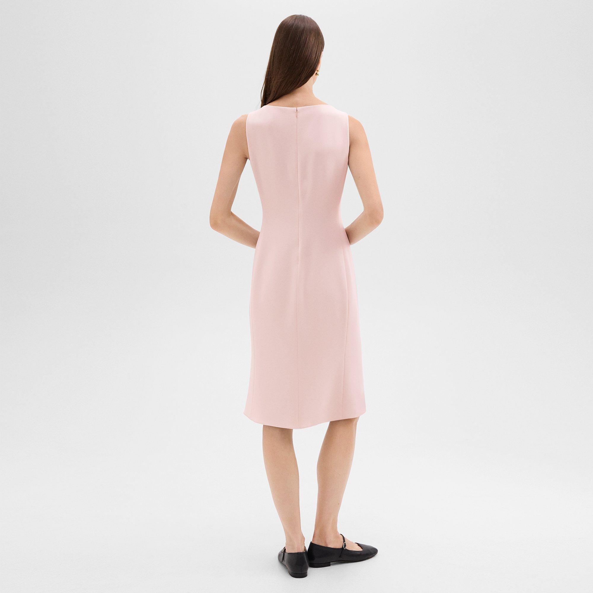 Flared Dress in Admiral Crepe