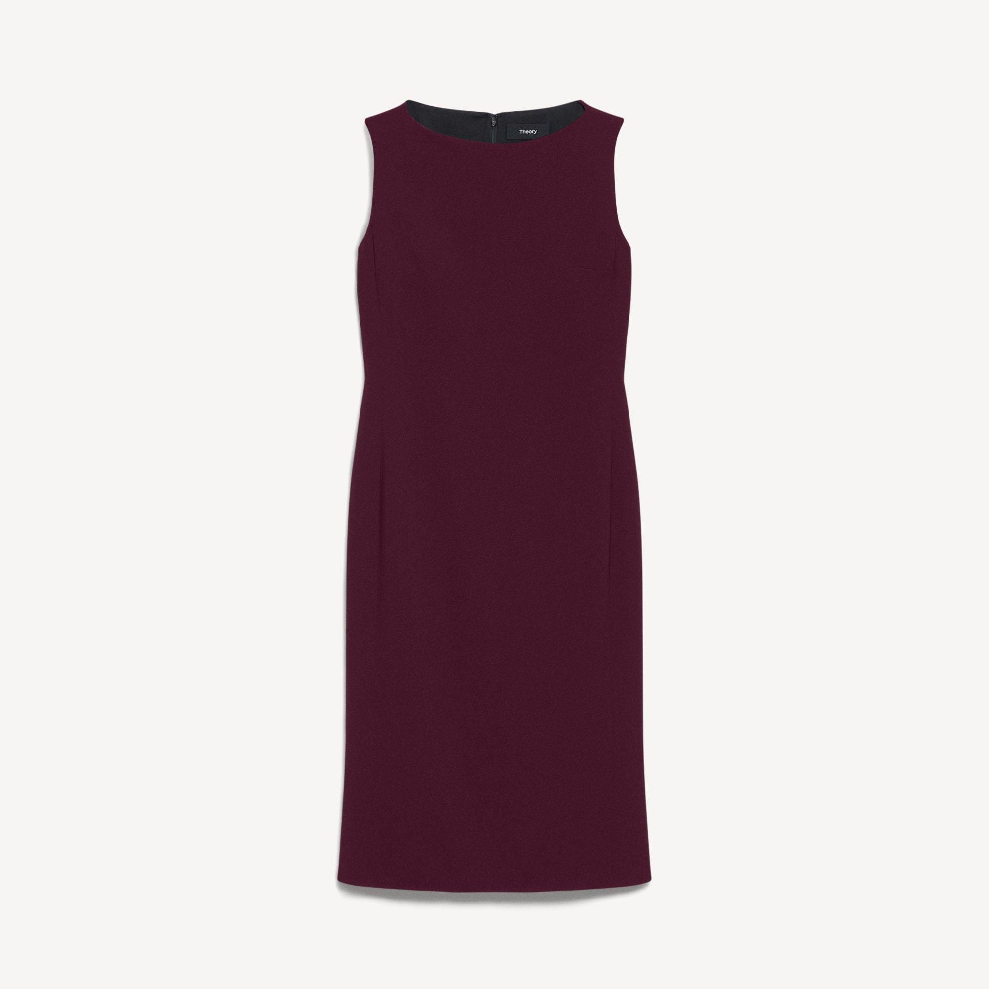 Flared Dress in Admiral Crepe