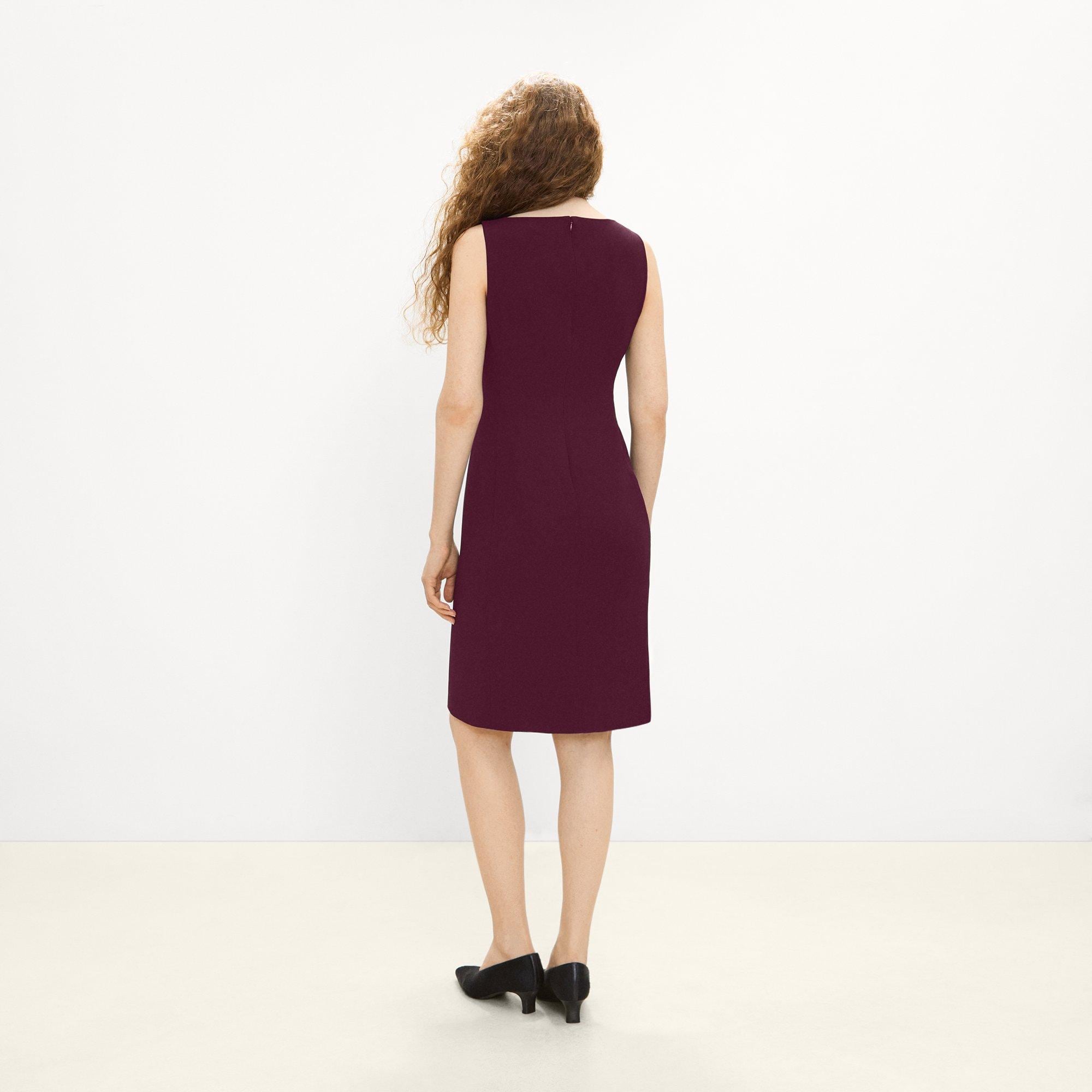 Flared Dress in Admiral Crepe
