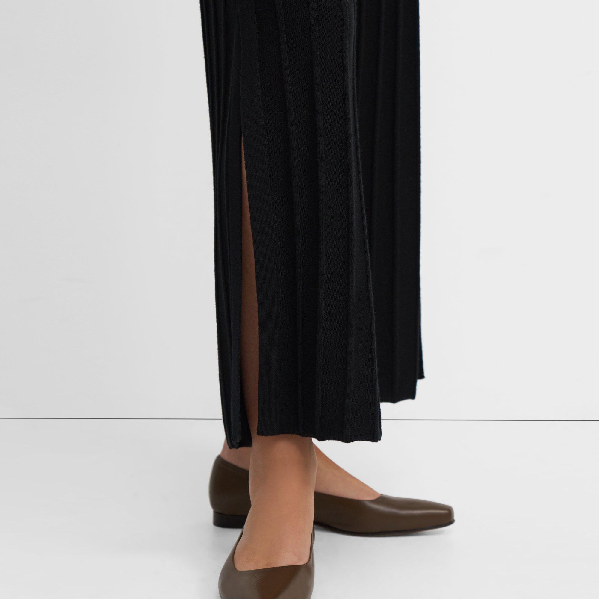 Wide Ribbed Pant in Empire Wool