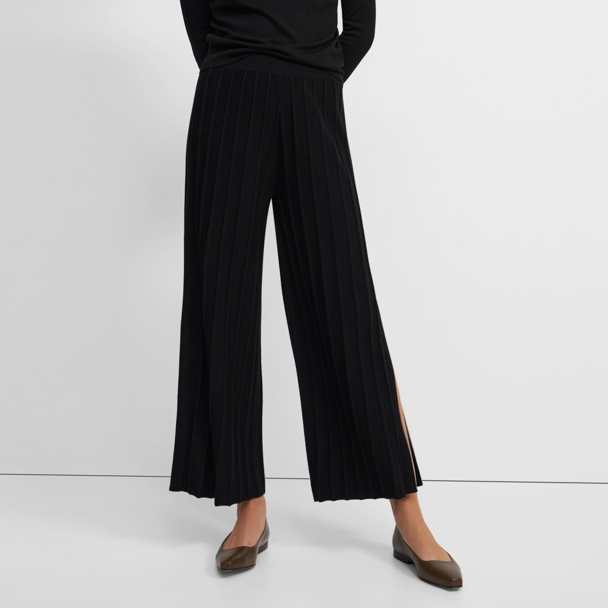 Wide Ribbed Pant in Empire Wool