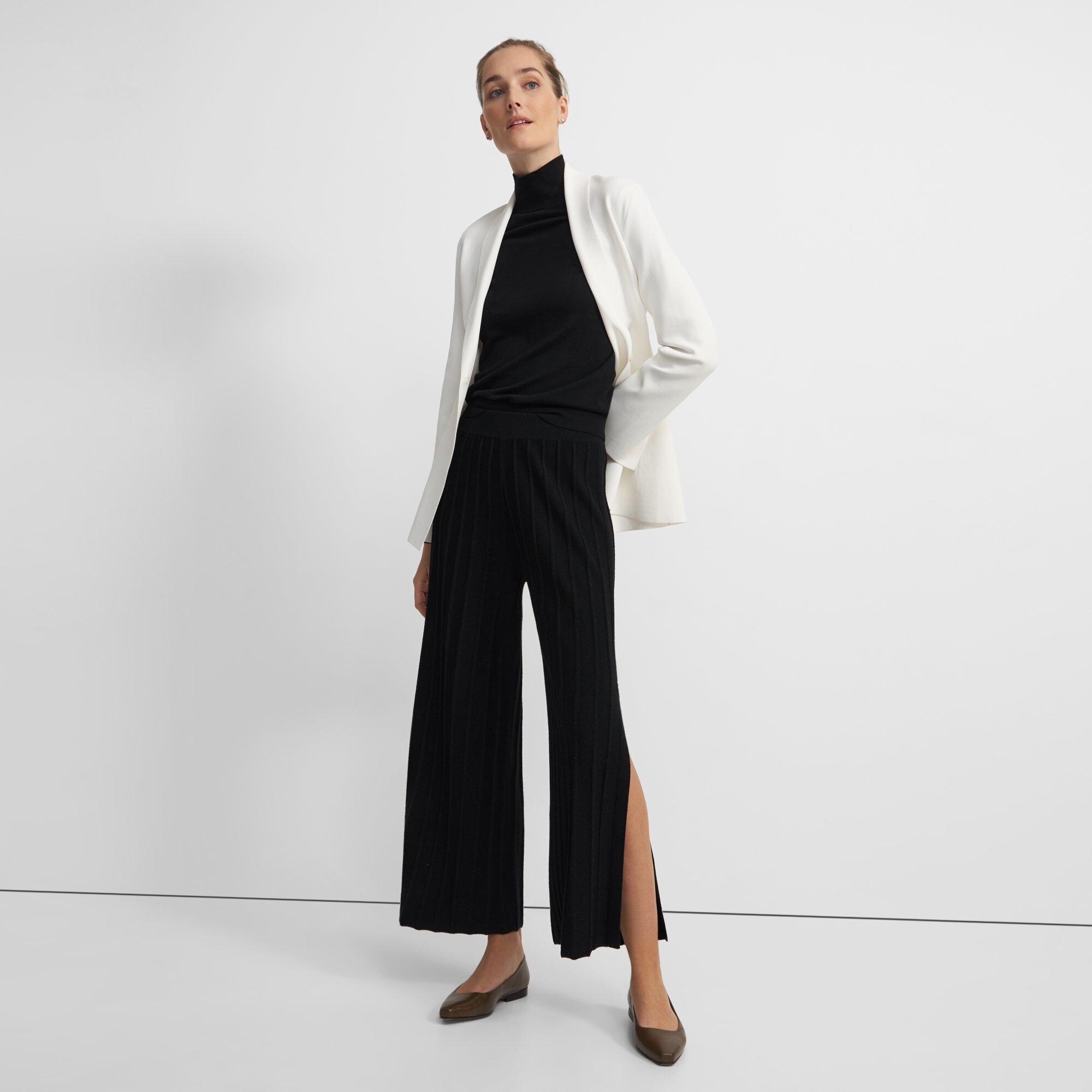 Wide Ribbed Pant in Empire Wool