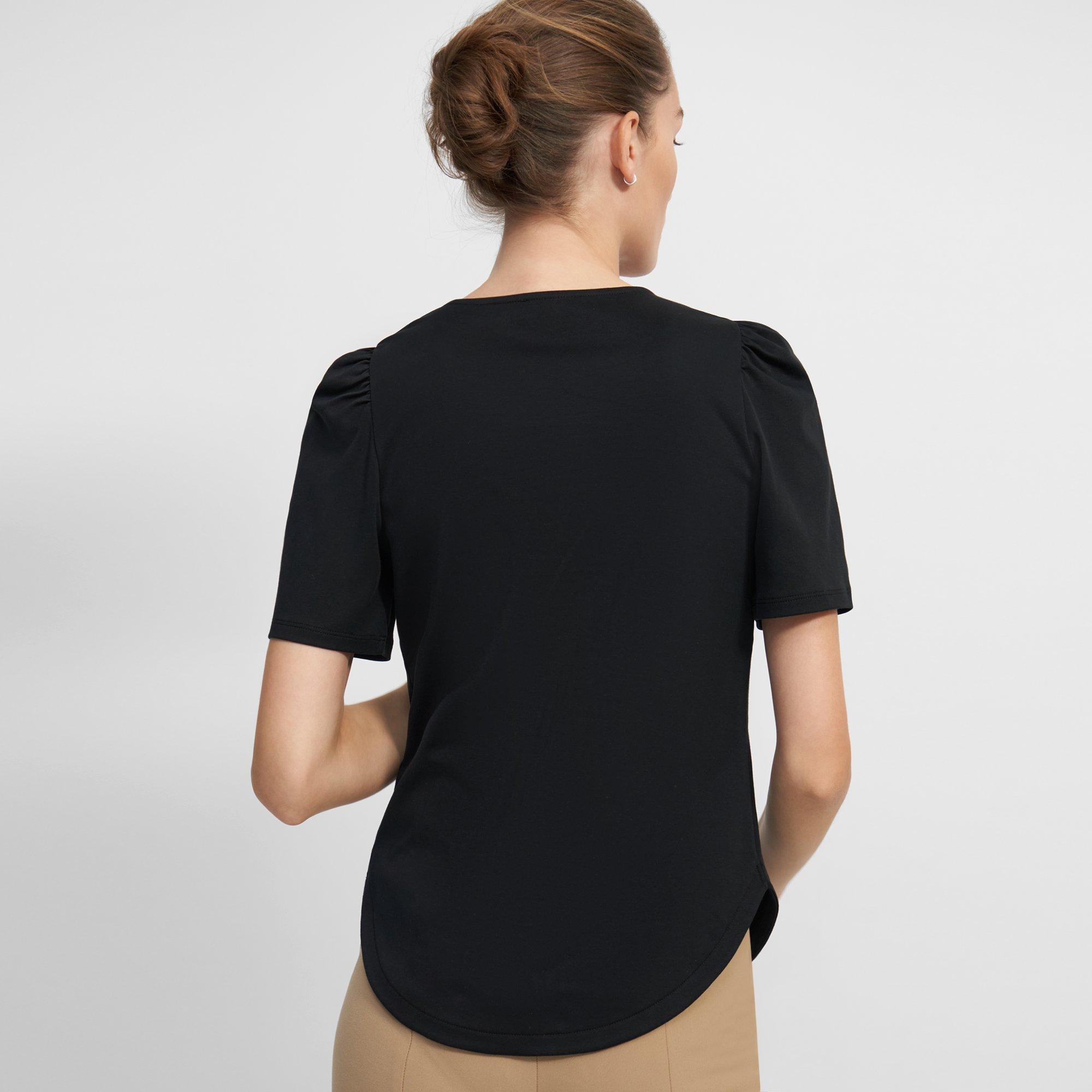 ruched front tee