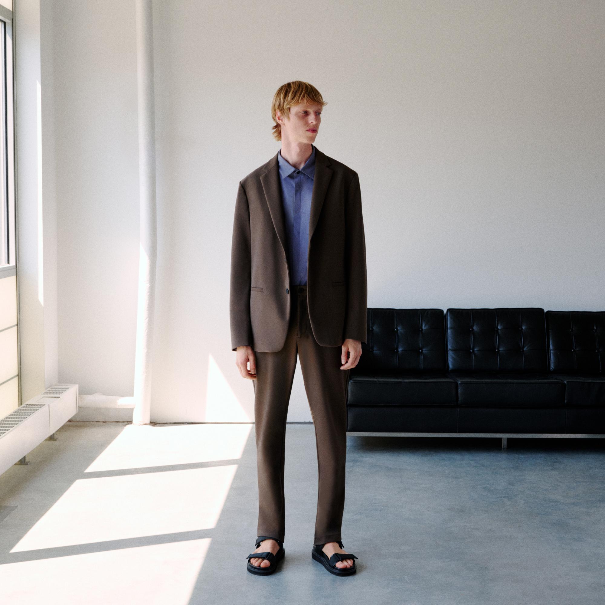 Clinton Blazer in Precision Ponte