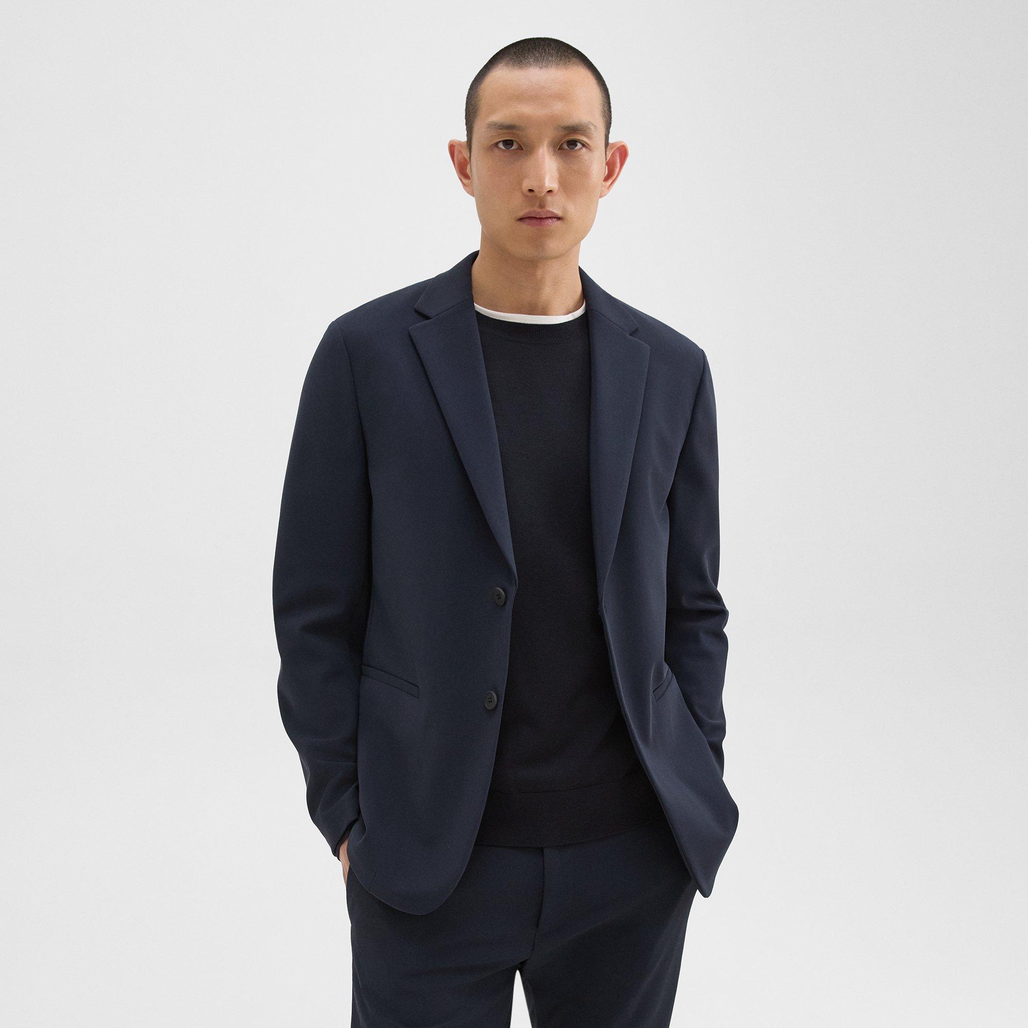 Blue Precision Ponte Clinton Blazer | Theory