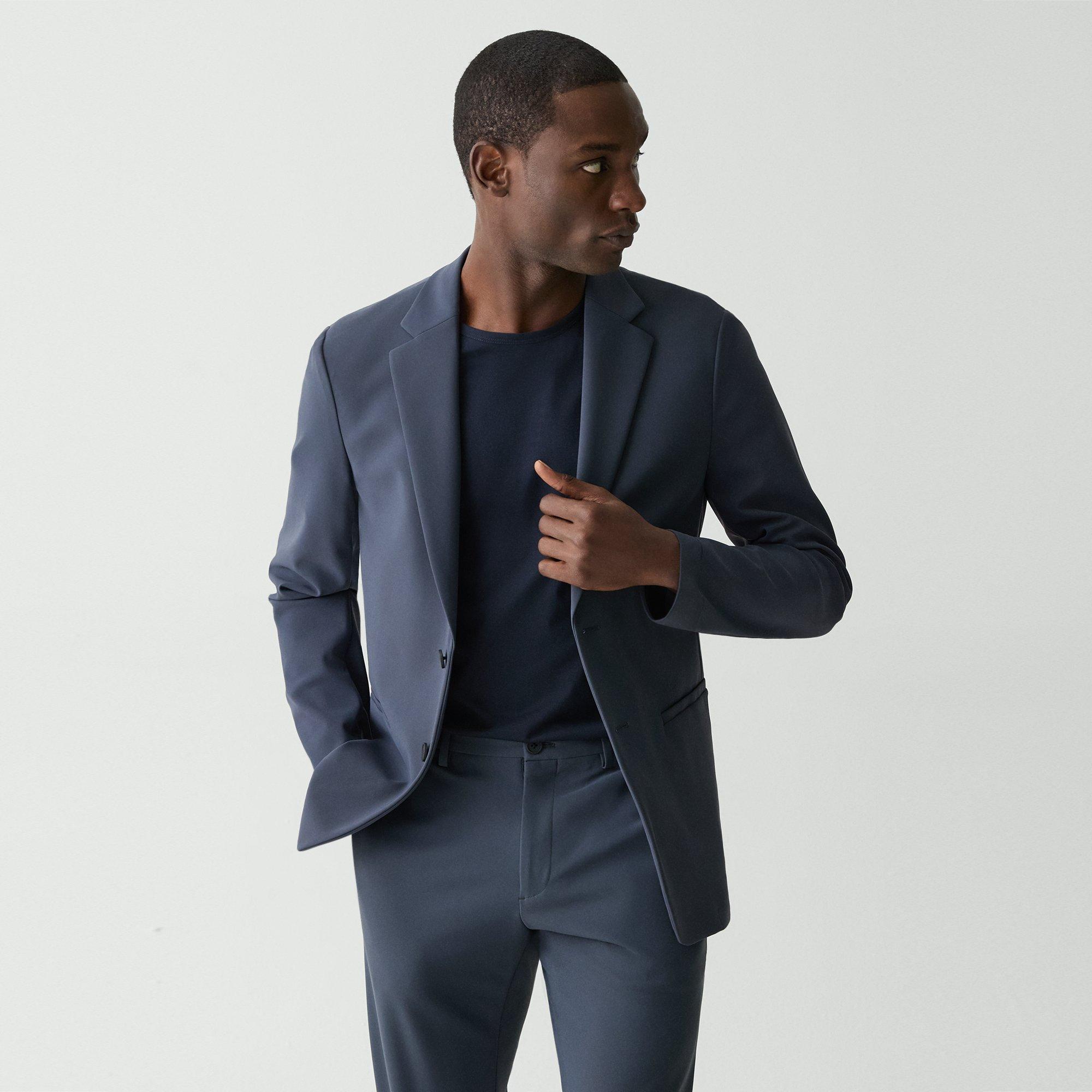 Grey Precision Ponte Clinton Blazer | Theory