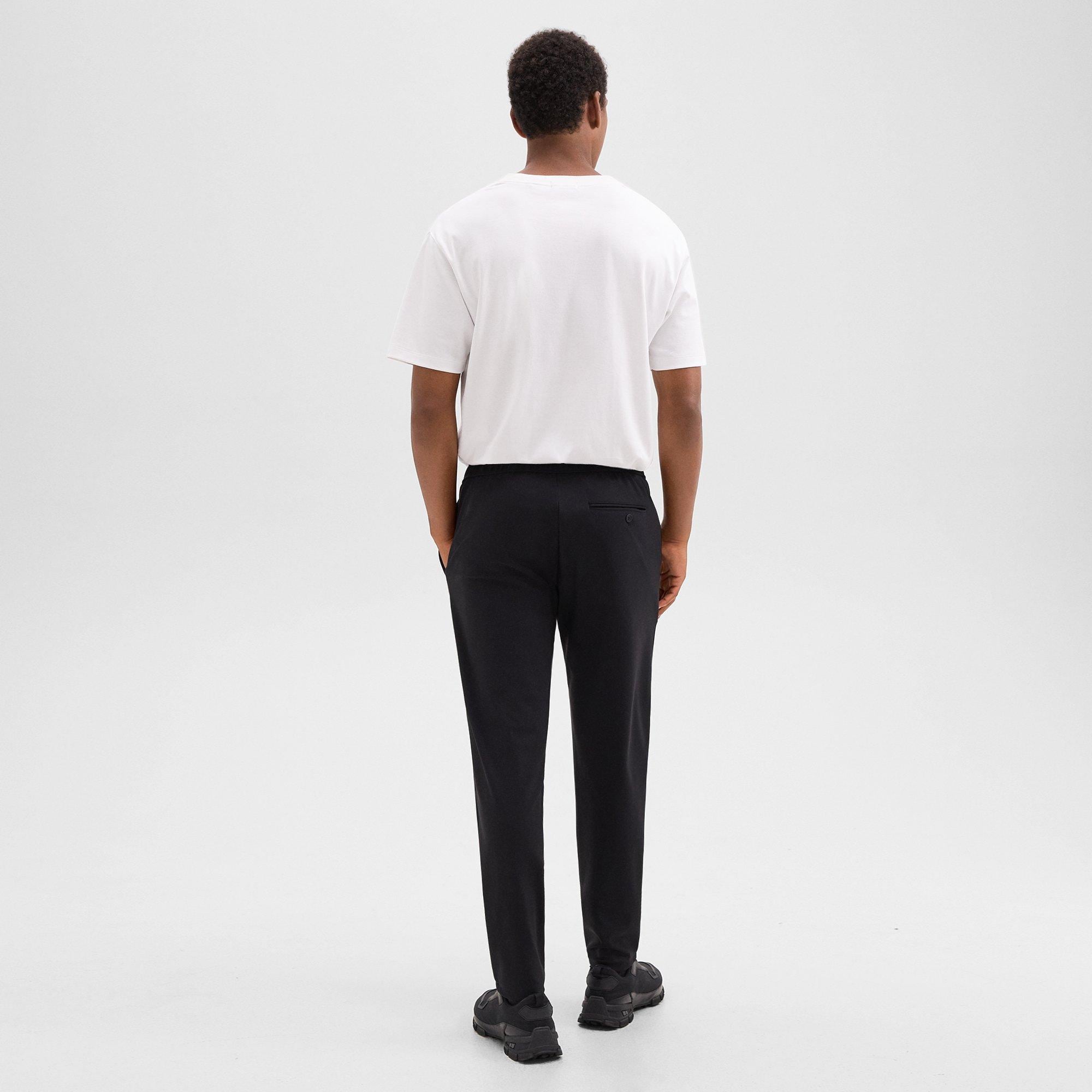 Pantalon Curtis avec cordon de serrage en Precision Ponte