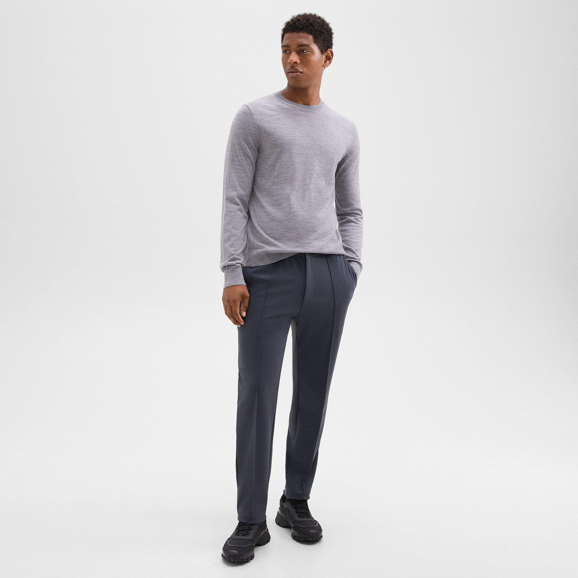 Grey Precision Ponte Curtis Drawstring Pant | Theory