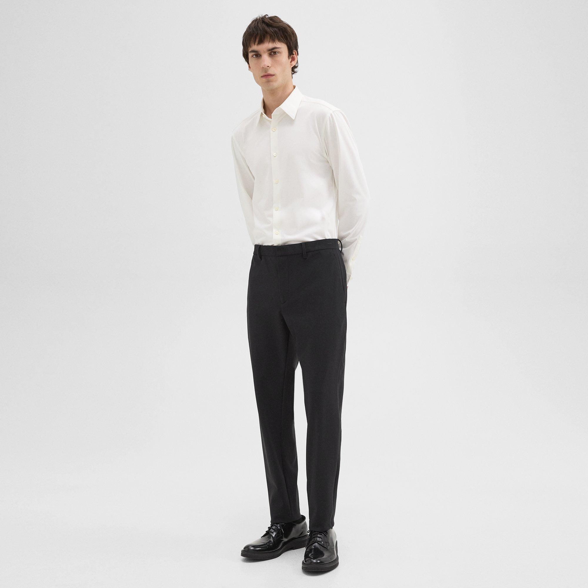 Black Precision Ponte Zaine Pant | Theory