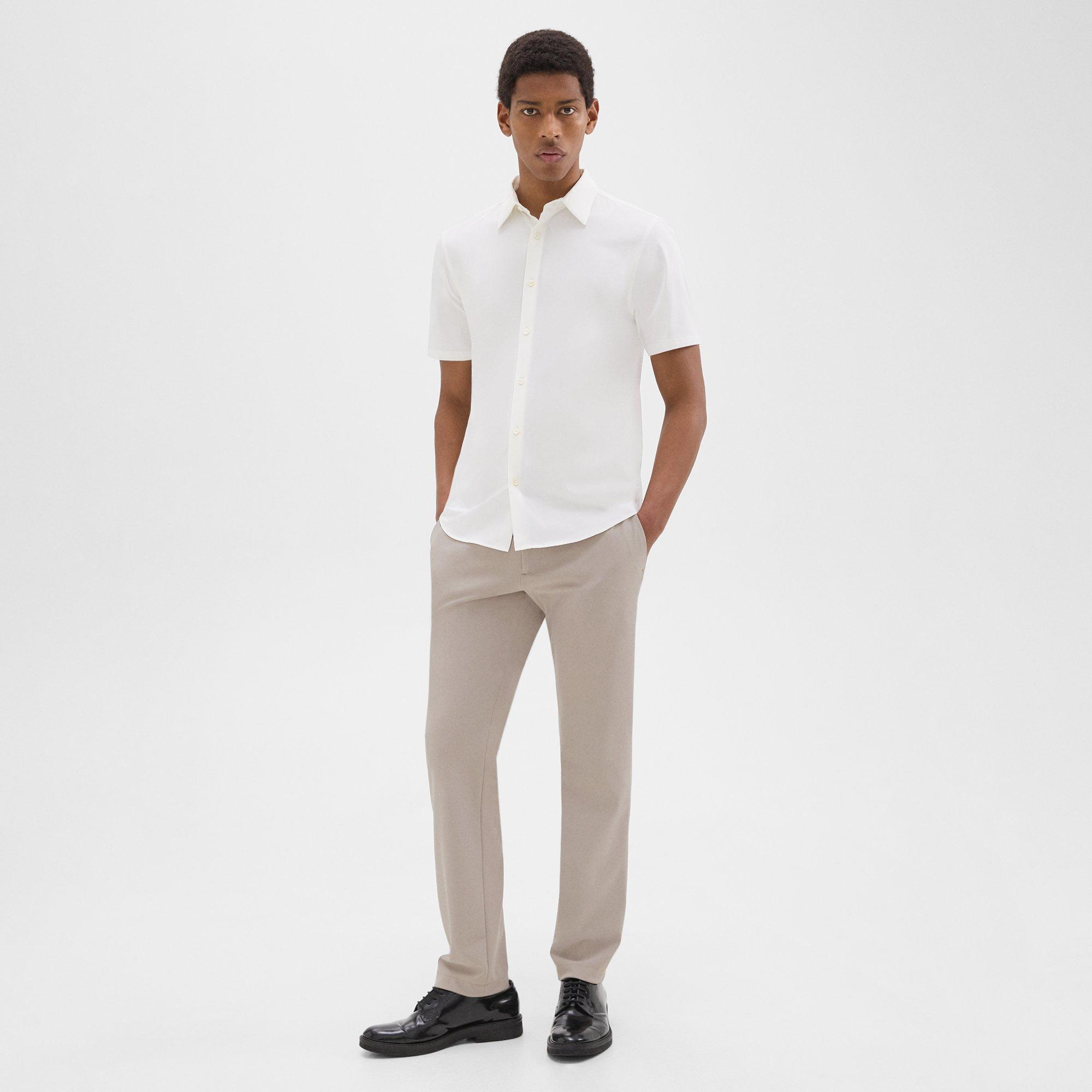 띠어리 팬츠 Theory Zaine Pant In Precision Ponte,Putty