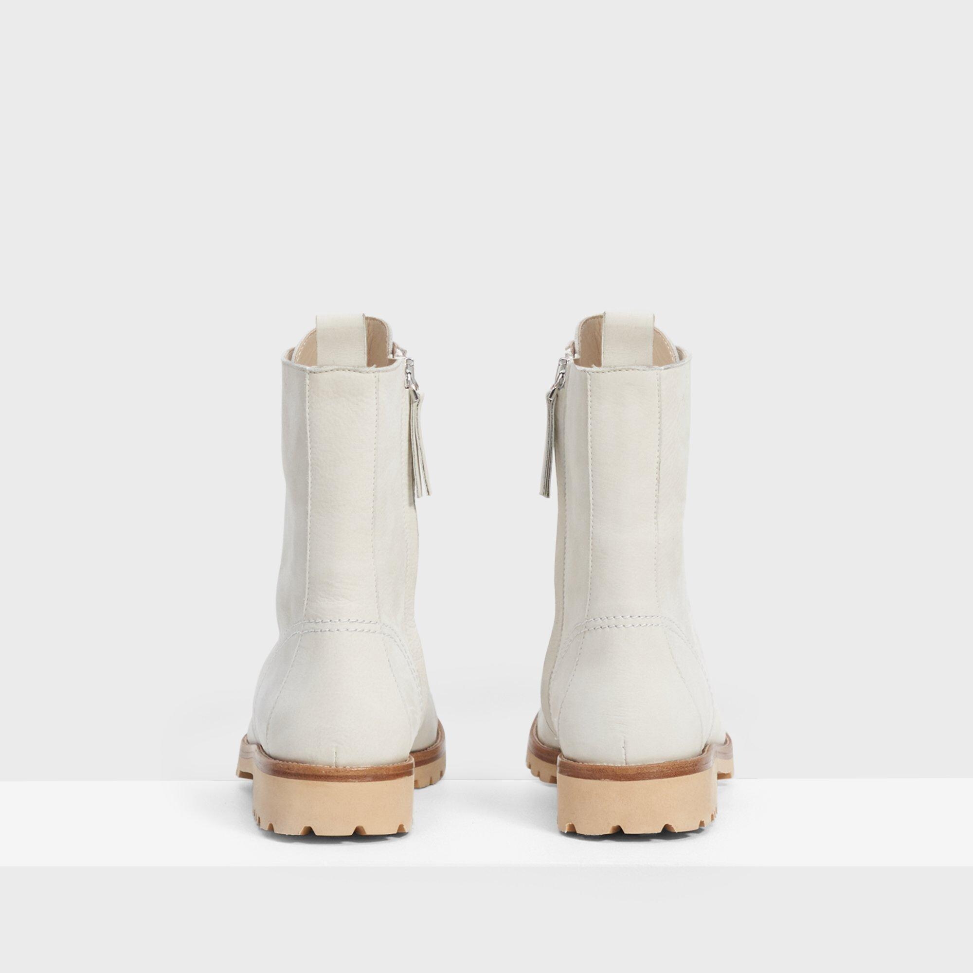 theory lace lug boot