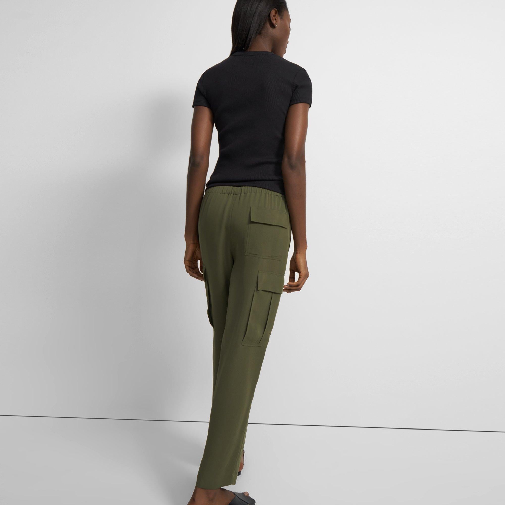 Cargo Pant in Silk