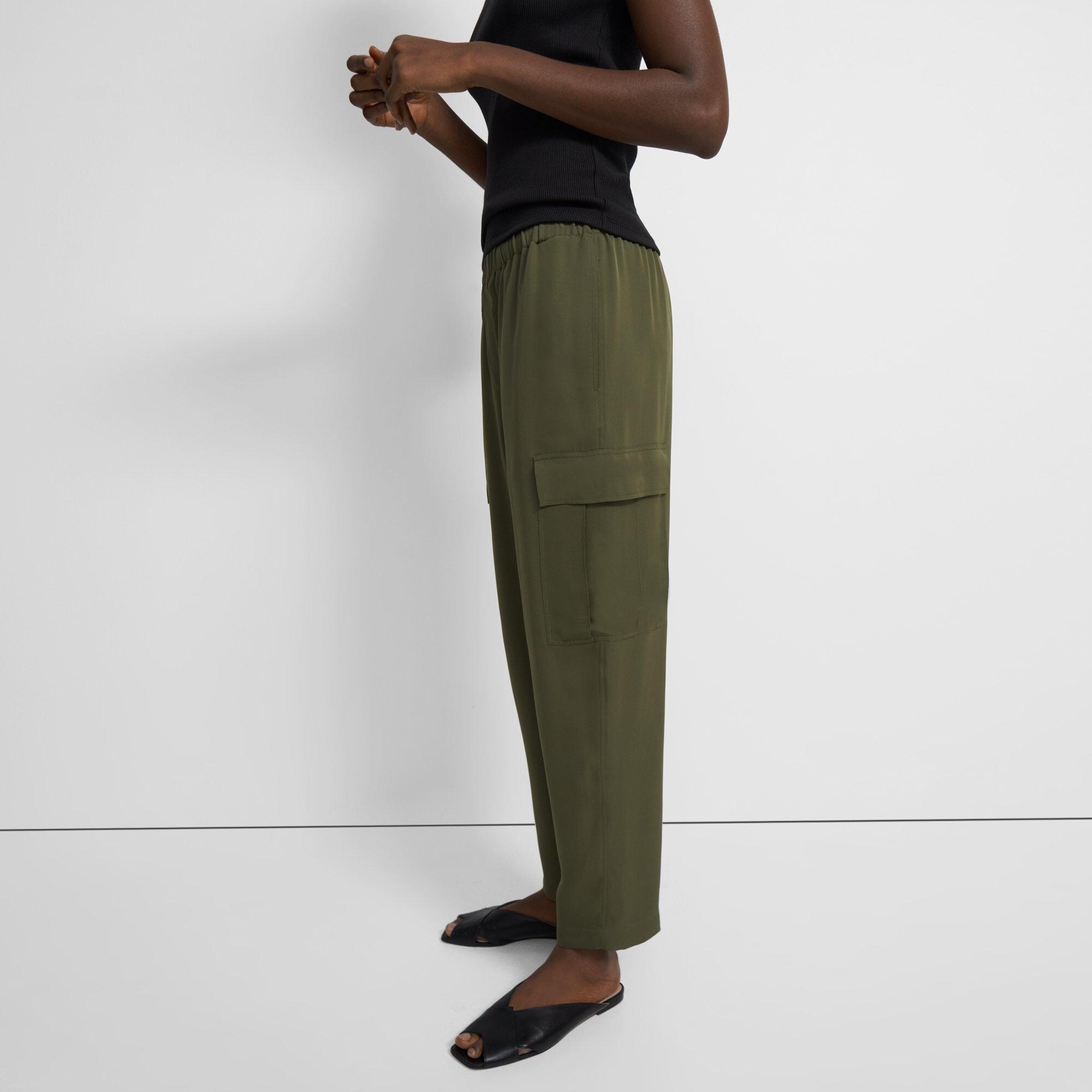 Cargo Pant in Silk