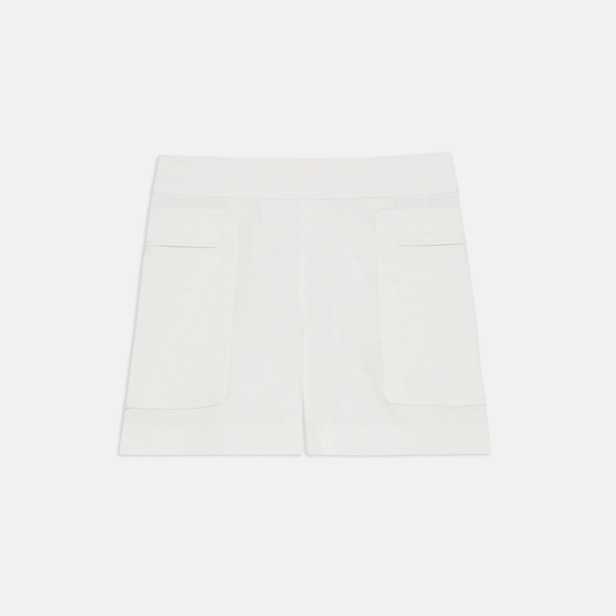 Louis Vuitton Toweling Utility Mini Shorts Milk White. Size S0