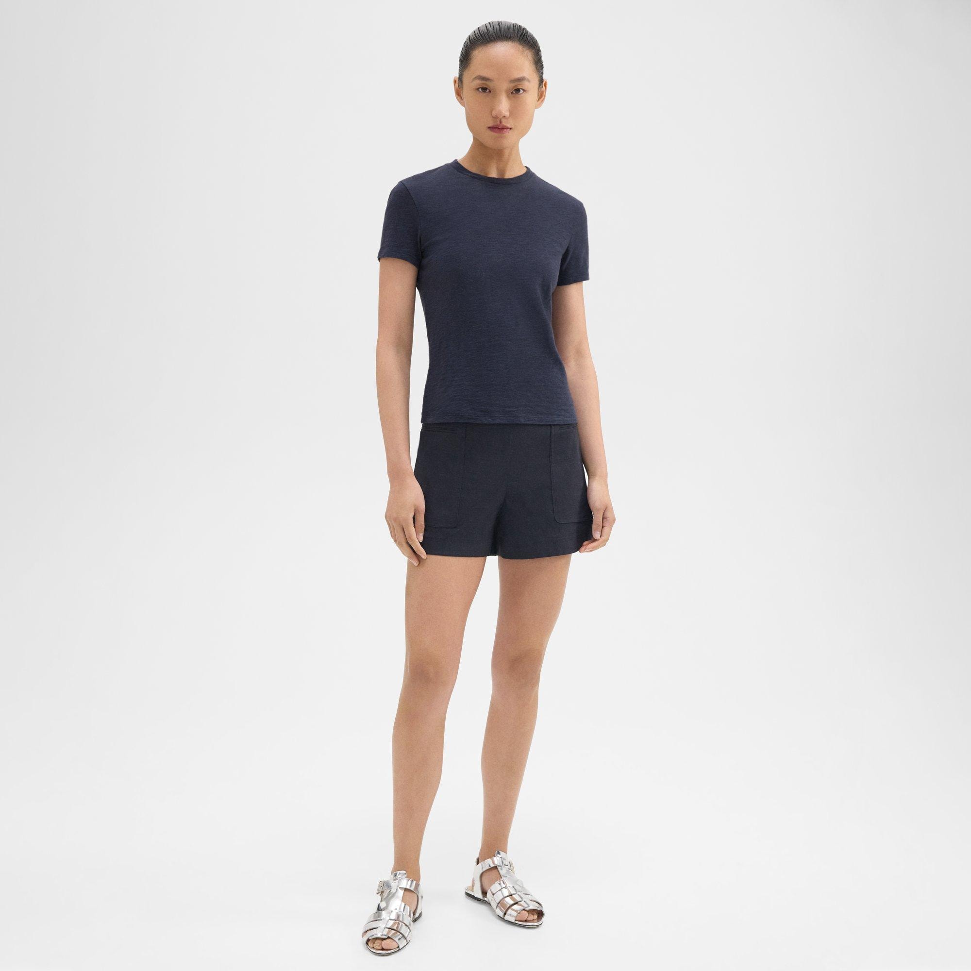 Theory Mini Utility Short in Good Linen