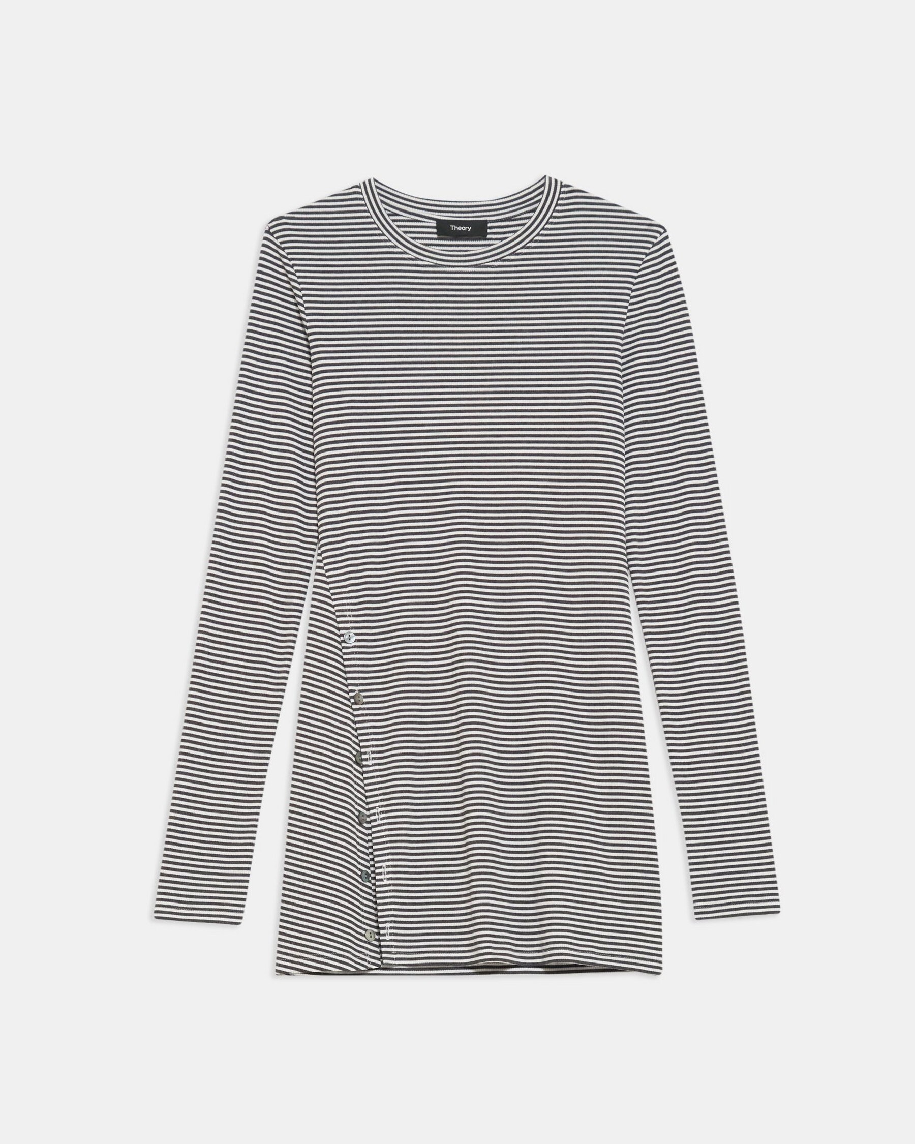 front button t shirt