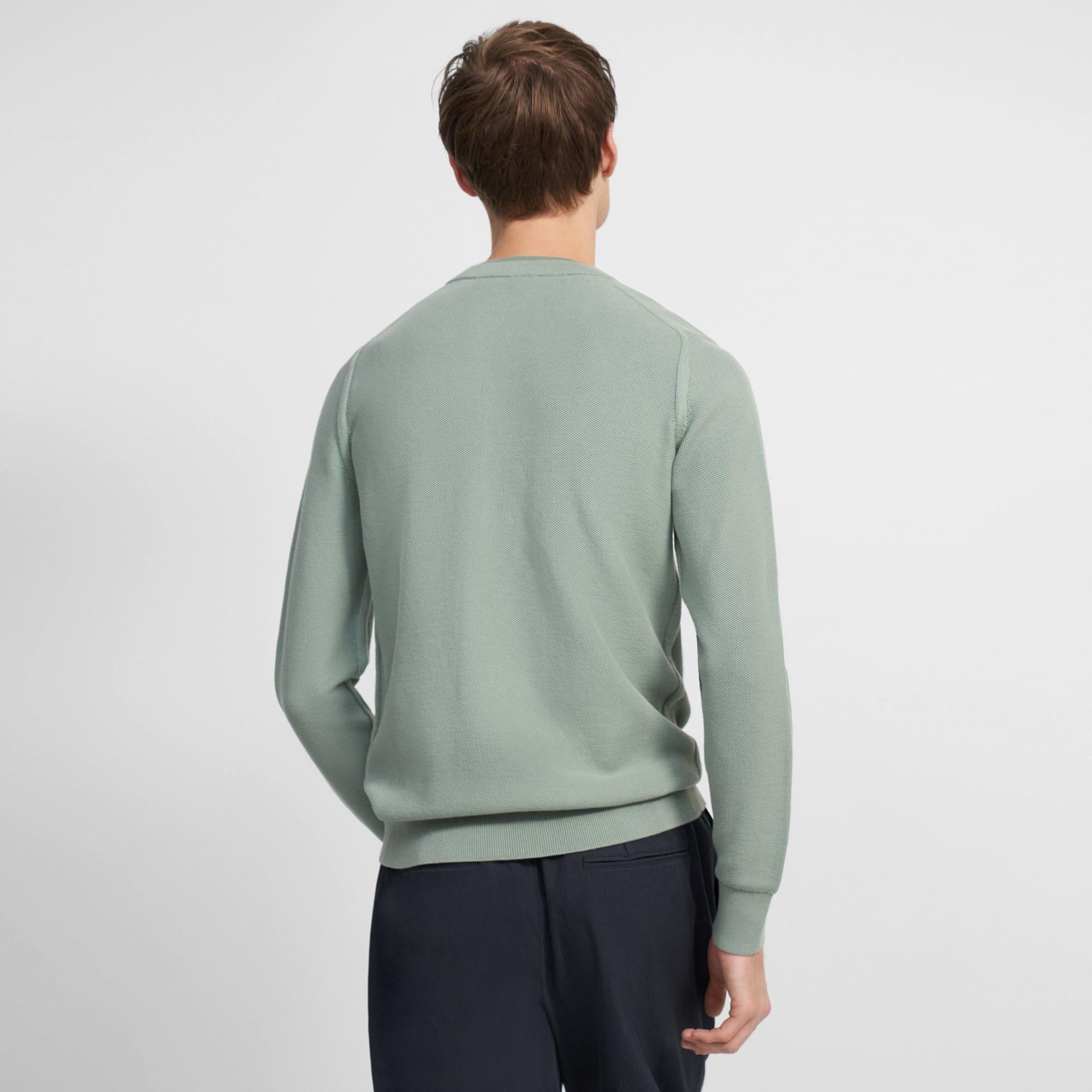 Honeycomb Knit Pullover in Organic Cotton