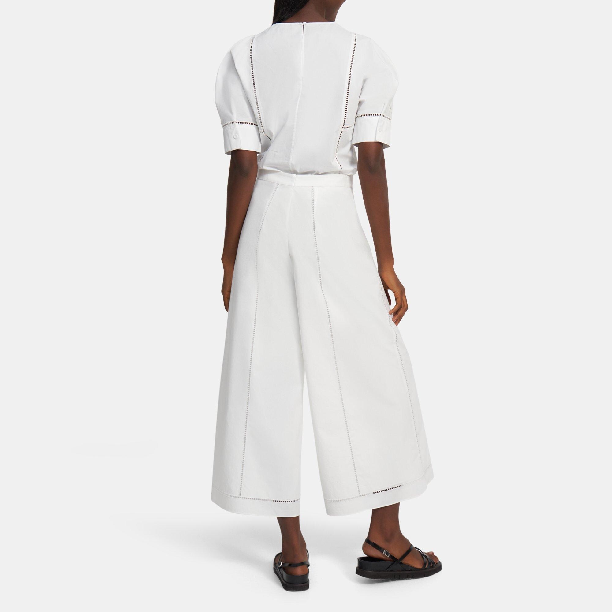 Culotte in Eyelet Cotton