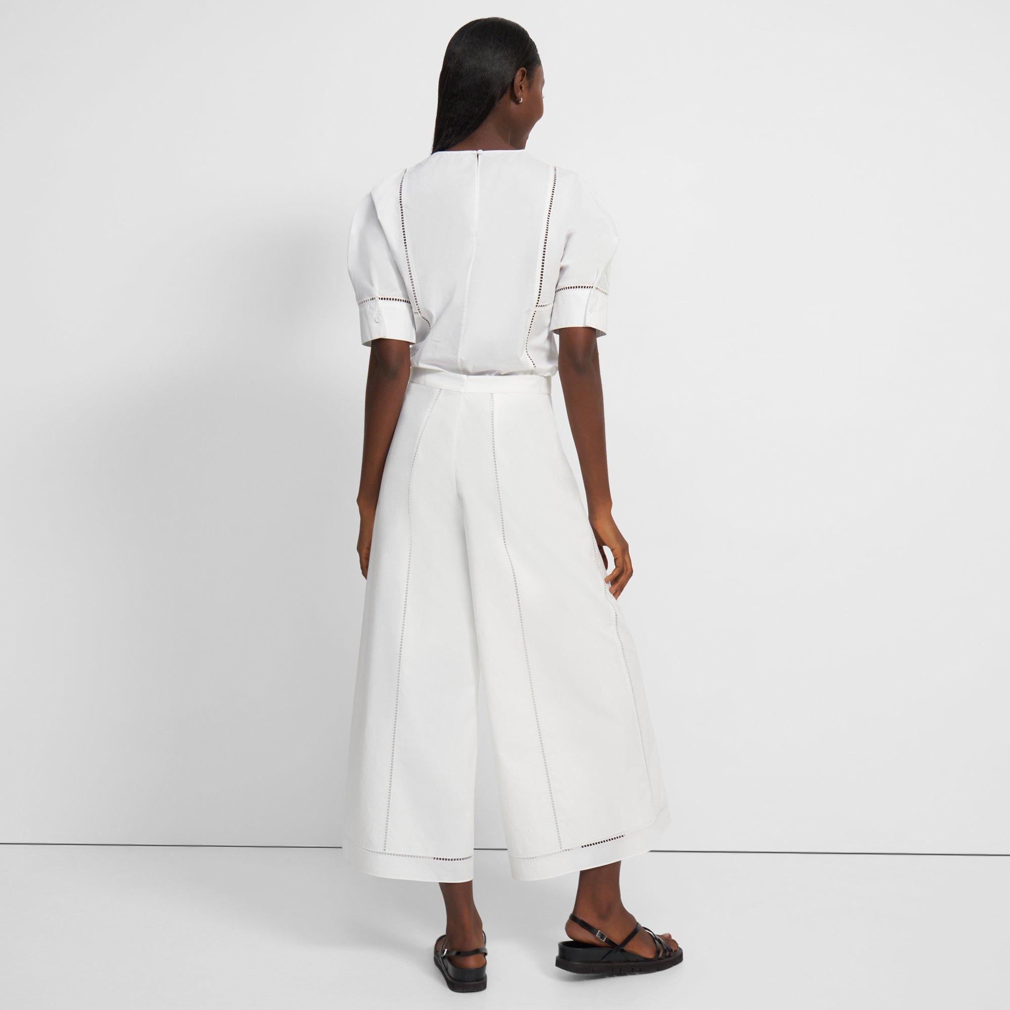 Culotte in Eyelet Cotton